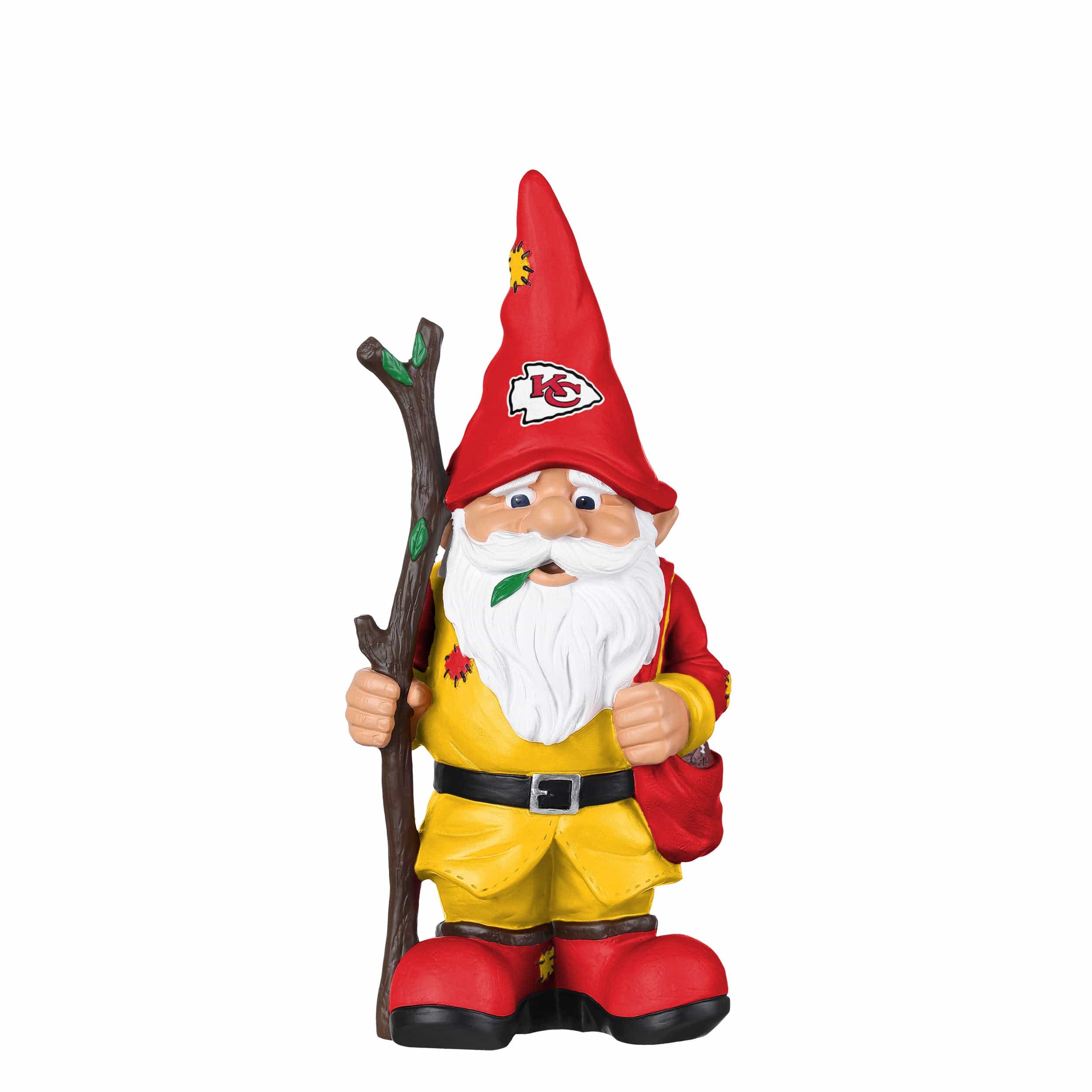 Kansas City Chiefs NFL Holding Stick Gnome