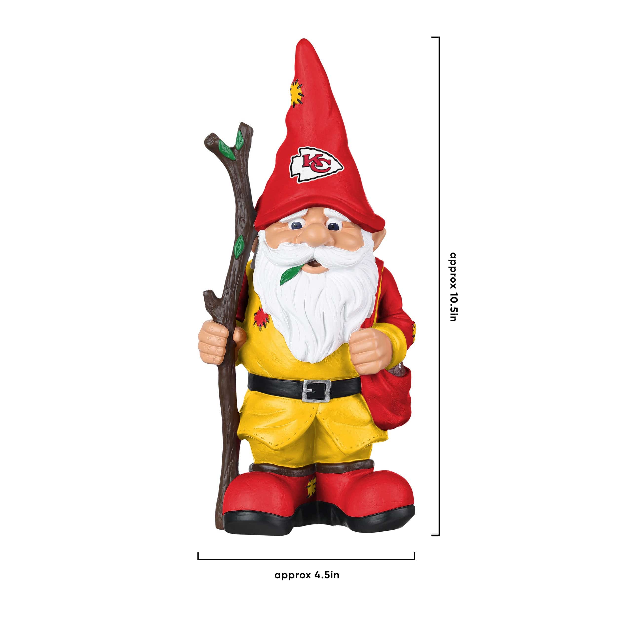 Kansas City Chiefs NFL Holding Stick Gnome - Image 4