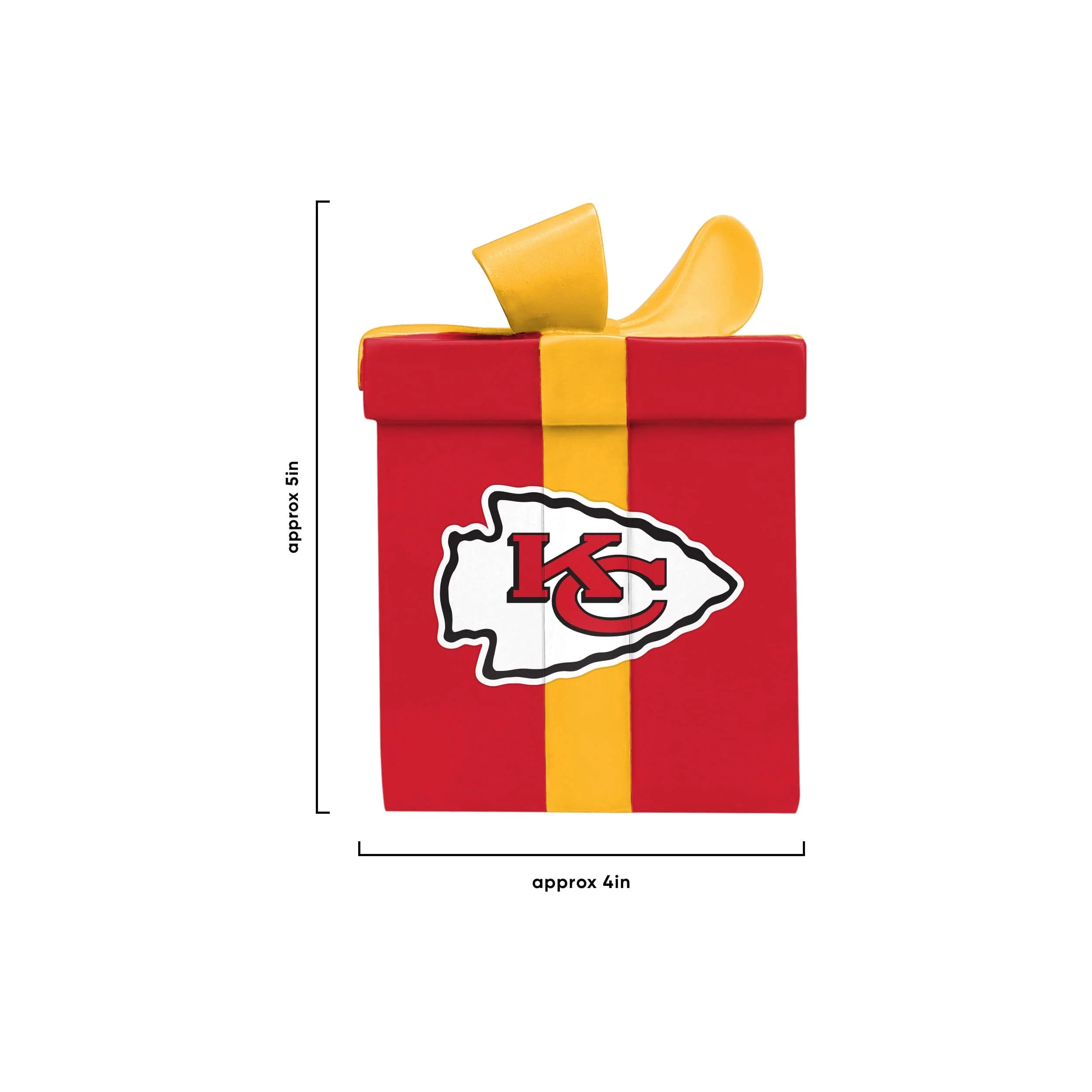 Kansas City Chiefs NFL Holiday 5 Pack Coaster Set - Image 4