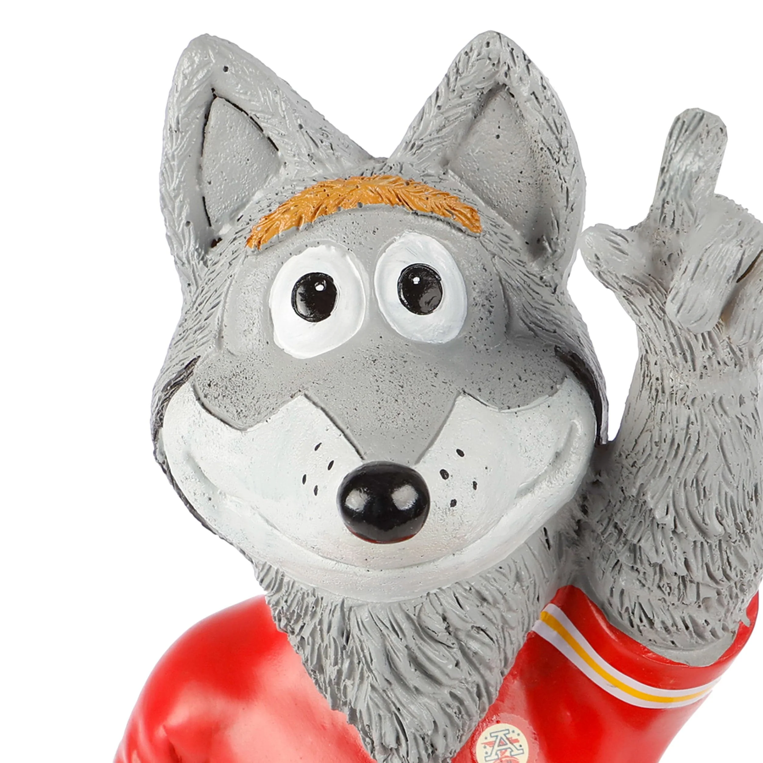 Kansas City Chiefs NFL KC Wolf Mascot Figurine - Image 2