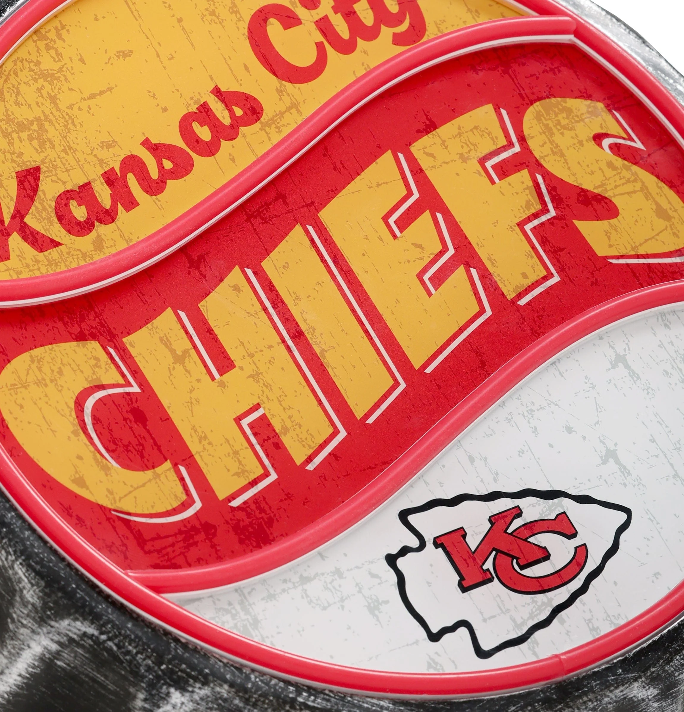 Kansas City Chiefs NFL LED Neon Backlit Bottle Cap Wall Sign - Image 4