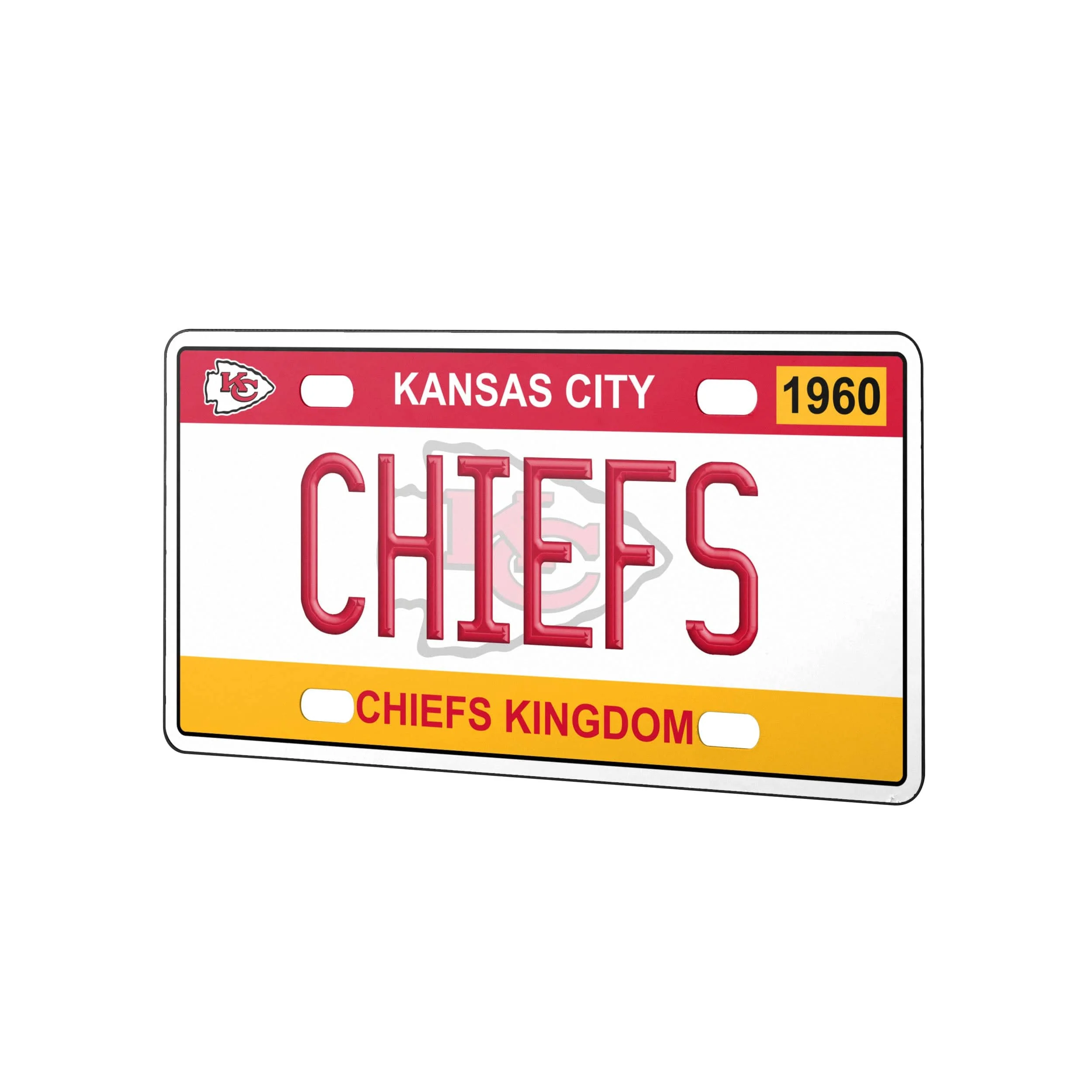 Kansas City Chiefs NFL License Plate Wall Sign - Image 2