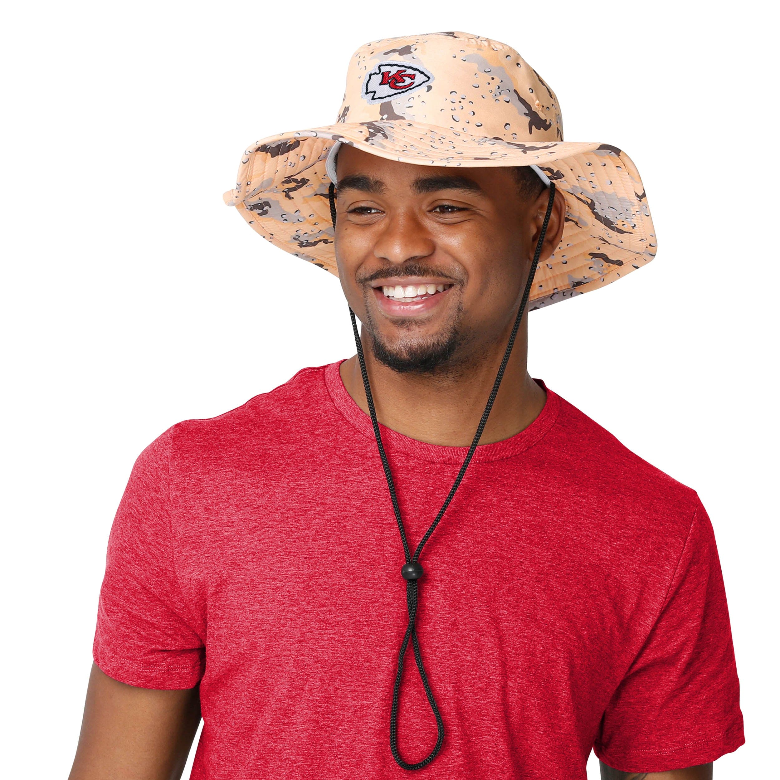 Kansas City Chiefs NFL Light Desert Camo Boonie Hat - Image 2