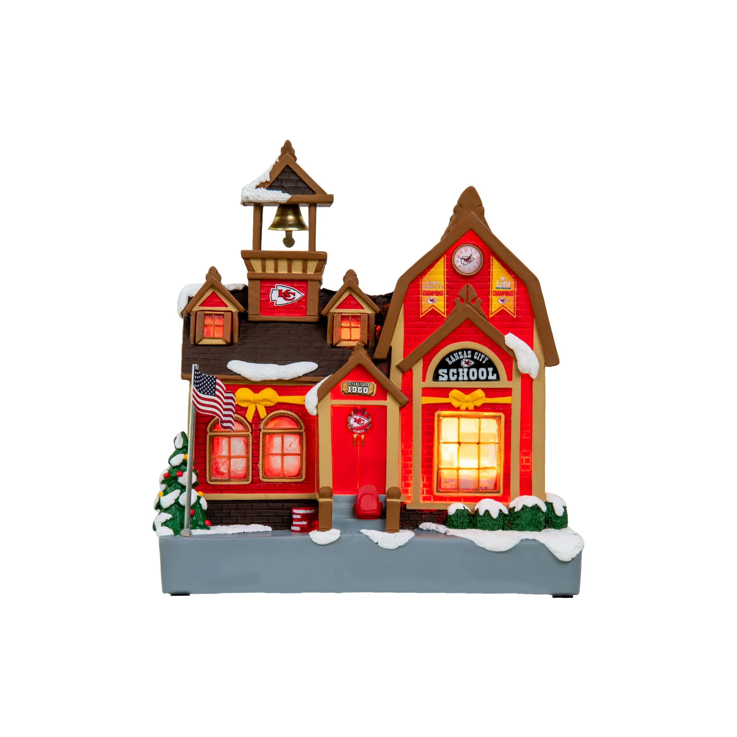 Kansas City Chiefs NFL Light Up Team Schoolhouse
