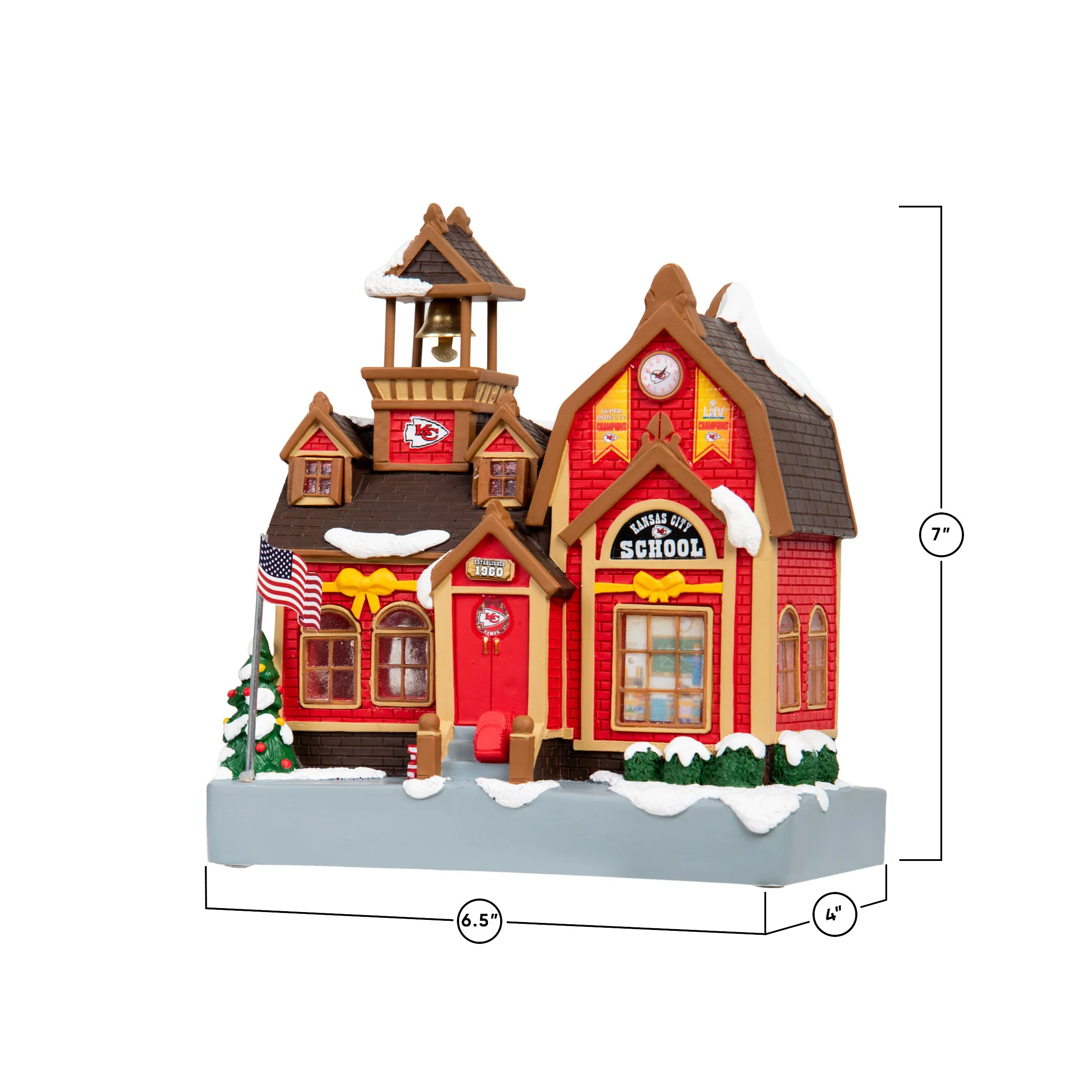 Kansas City Chiefs NFL Light Up Team Schoolhouse - Image 5