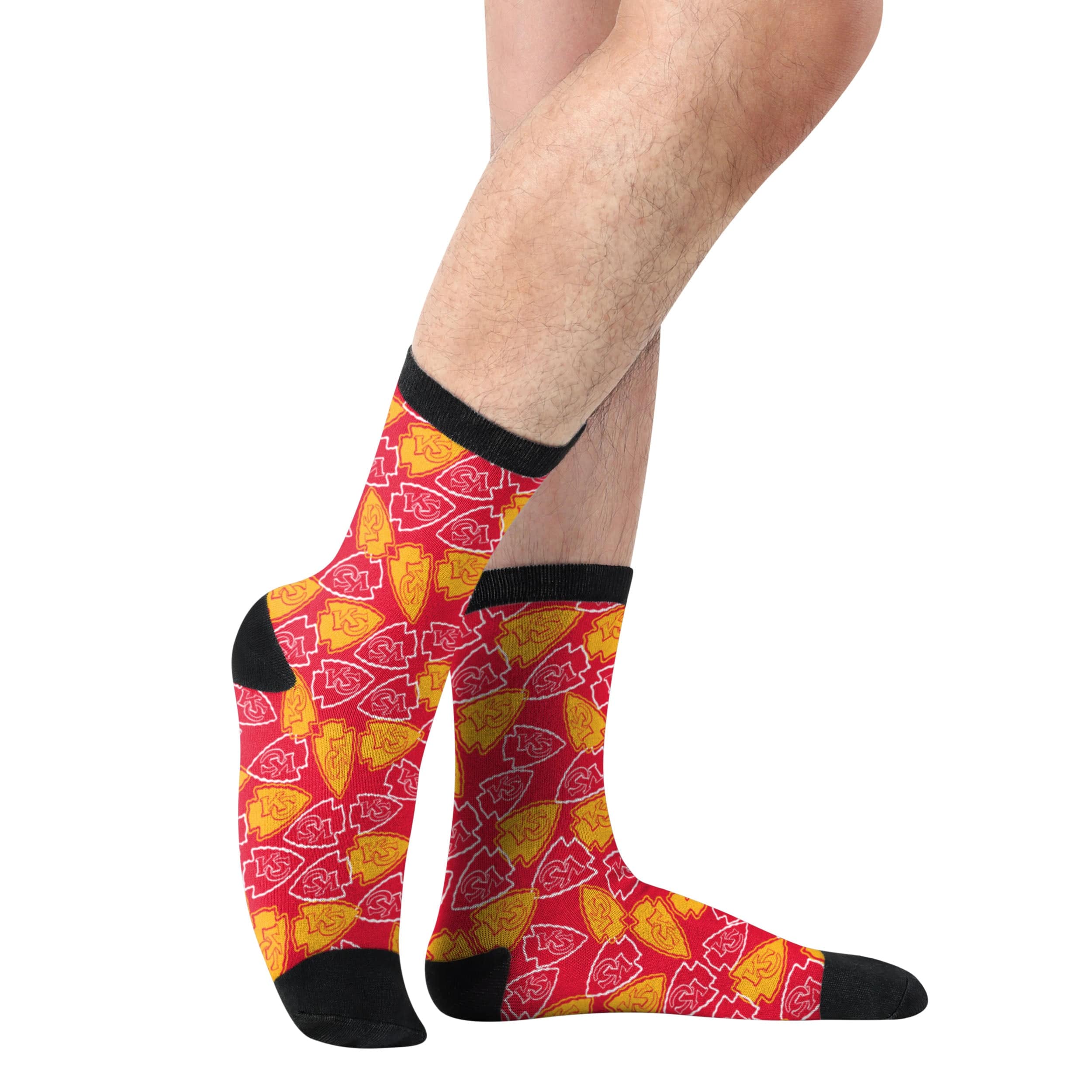 Kansas City Chiefs NFL Logo Blast Socks - Image 3