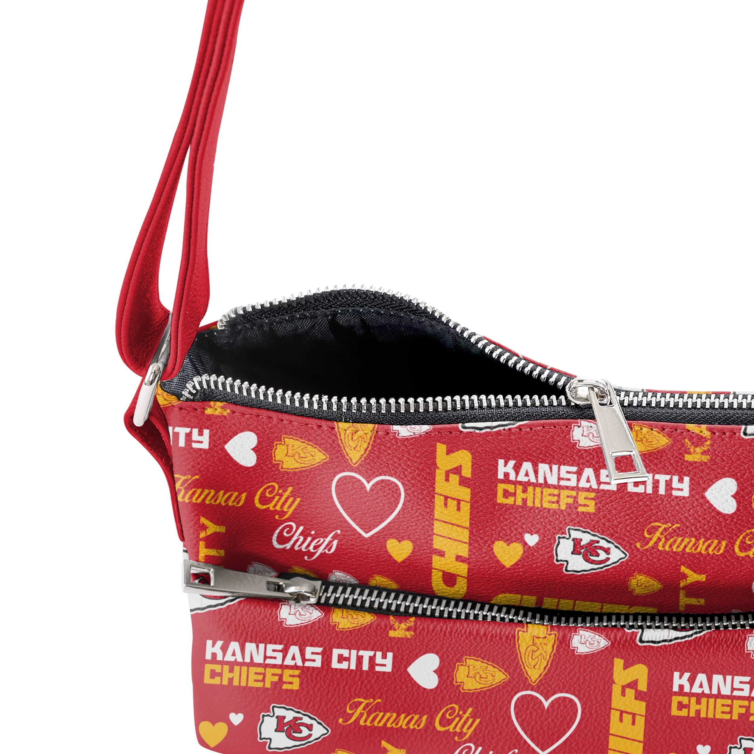 Kansas City Chiefs NFL Logo Love Crossbody Purse - Image 4