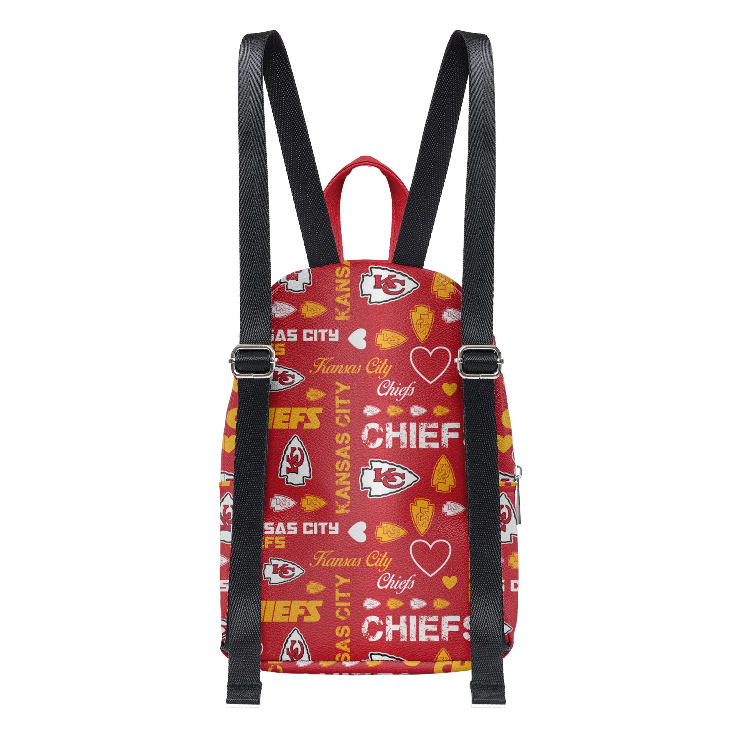 Kansas City Chiefs NFL Logo Love Mini Backpack - Image 5