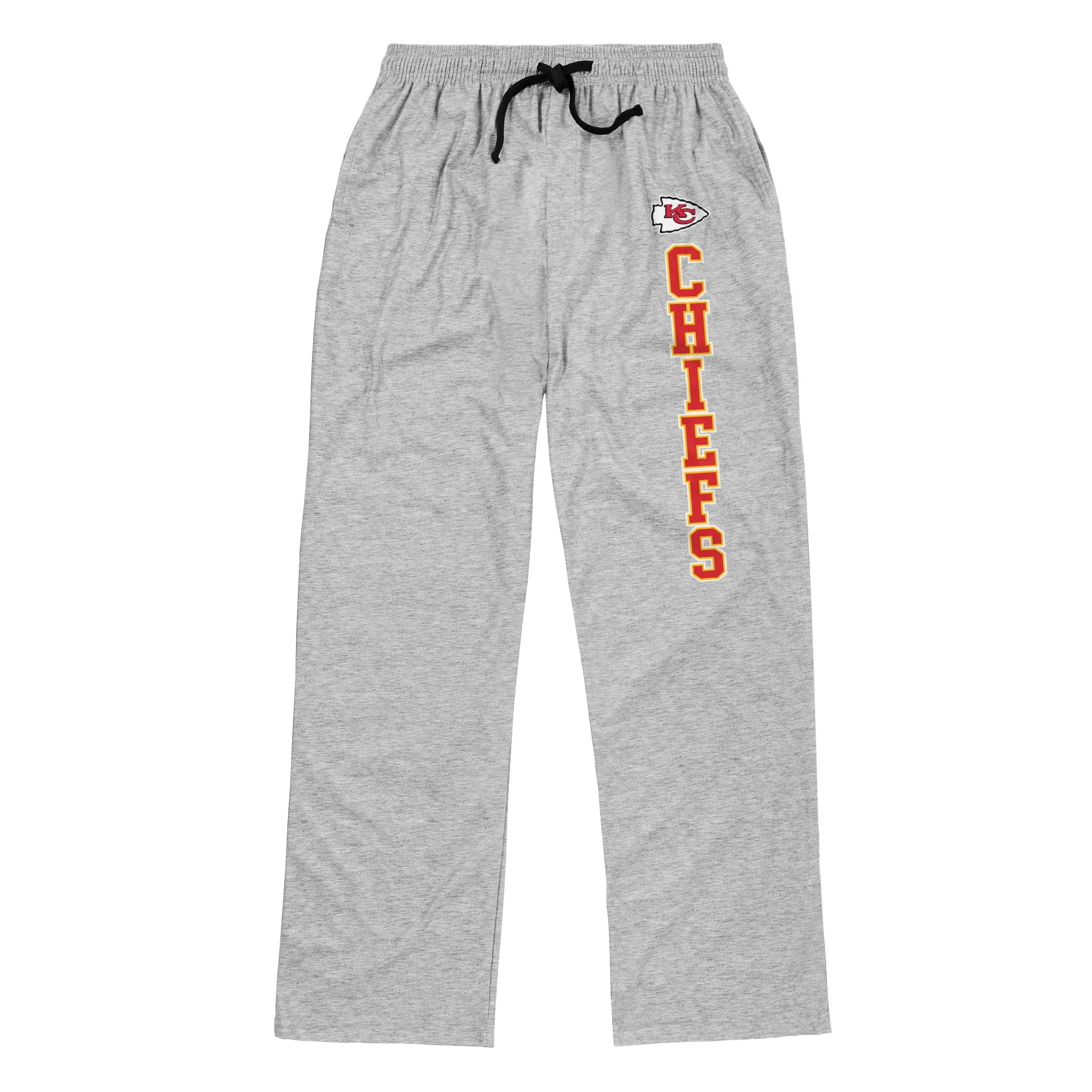 Kansas City Chiefs NFL Mens Athletic Gray Lounge Pants - Image 4