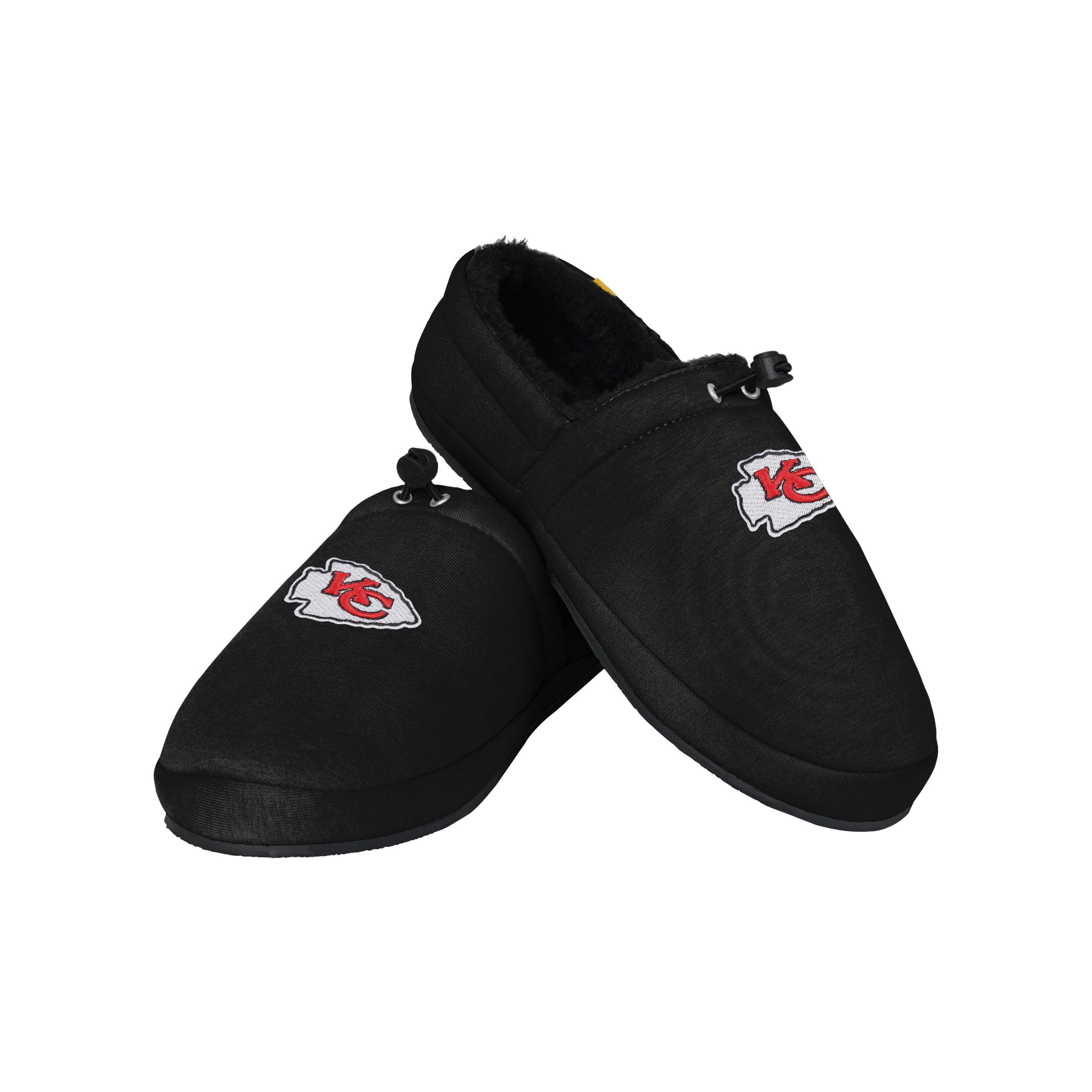 Kansas City Chiefs NFL Mens Big Logo Athletic Moccasin Slippers