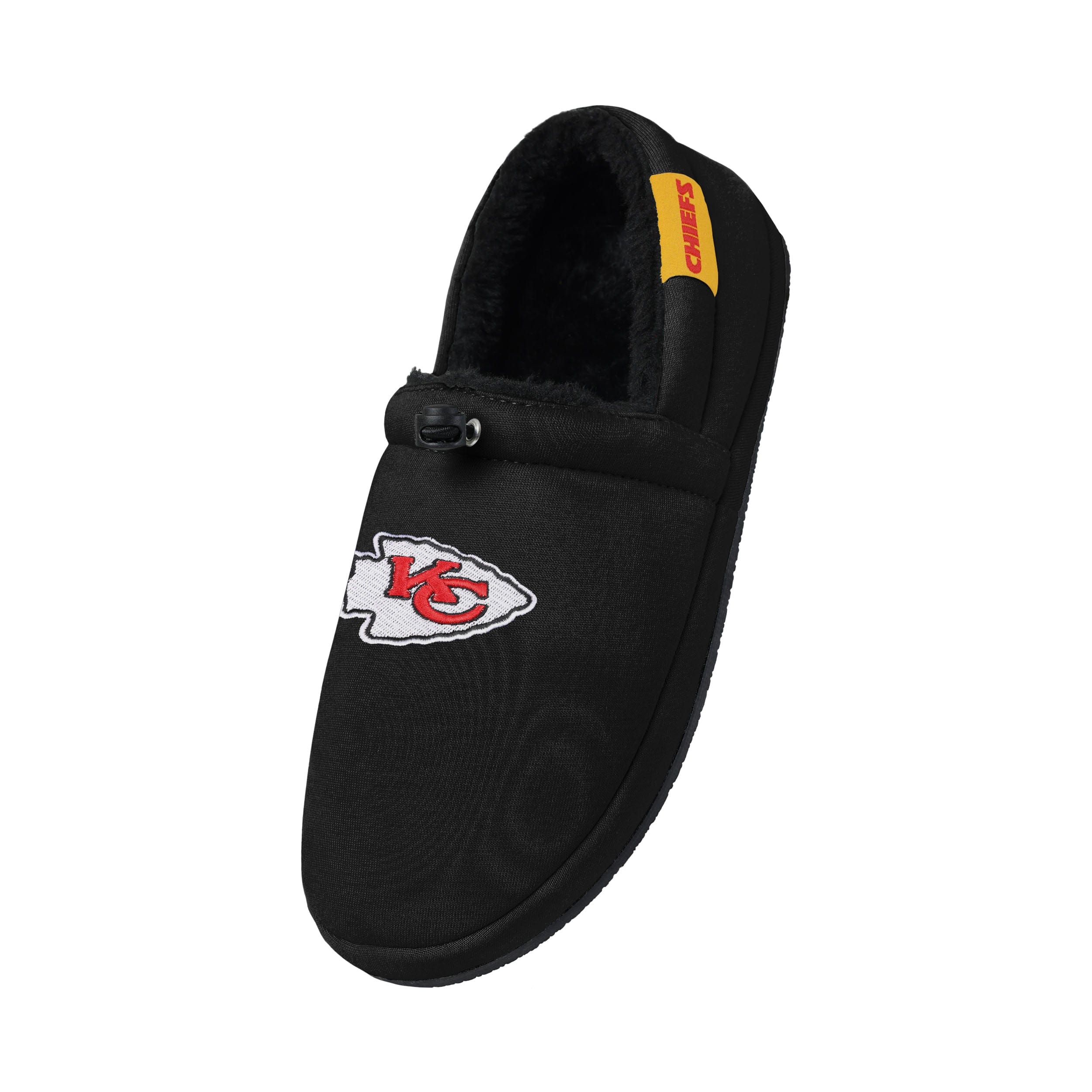 Kansas City Chiefs NFL Mens Big Logo Athletic Moccasin Slippers - Image 3