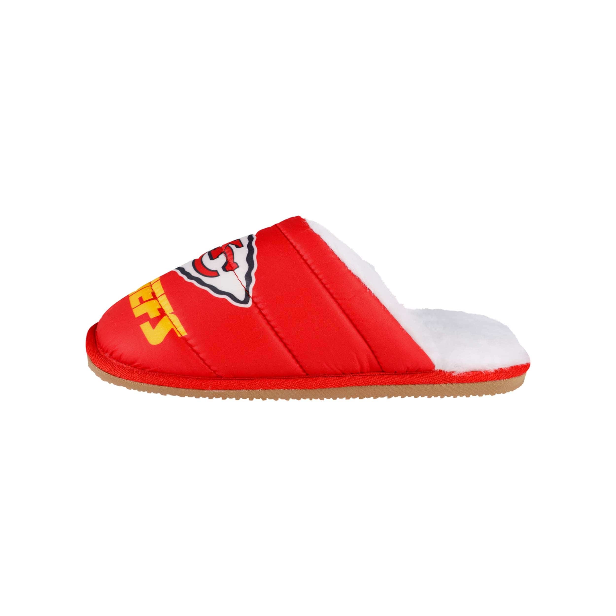Kansas City Chiefs NFL Mens Big Logo Mule Slipper