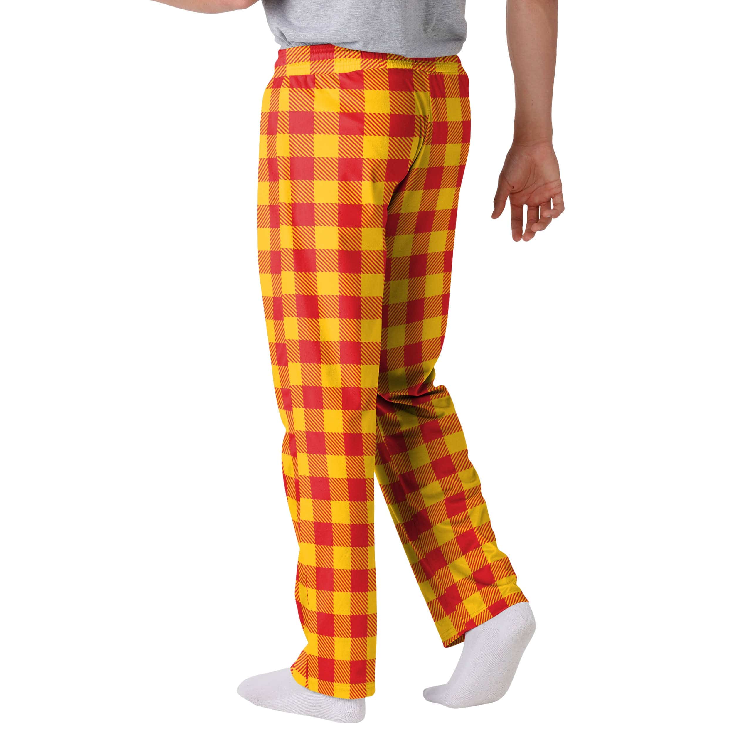 Kansas City Chiefs NFL Mens Buffalo Check Lounge Pants - Image 2