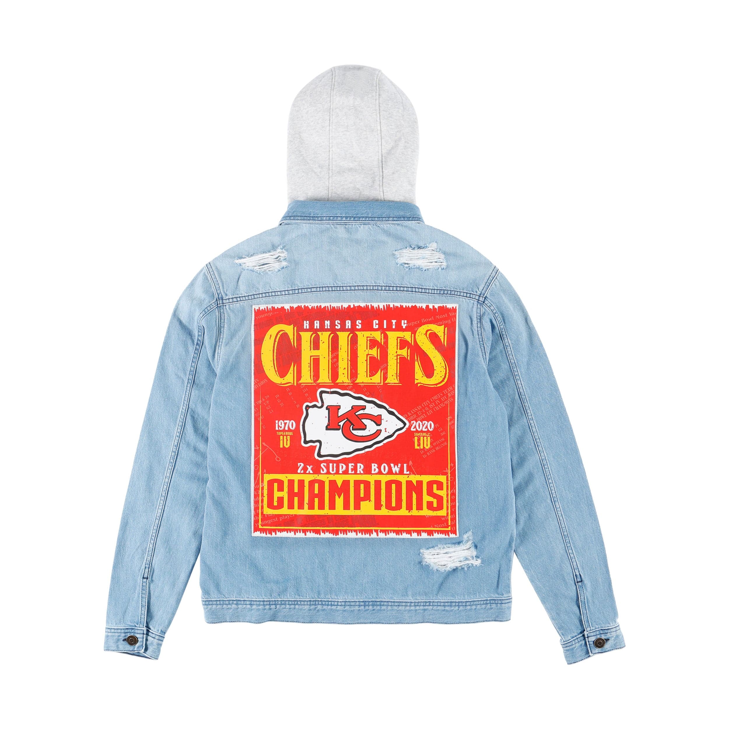 Kansas City Chiefs NFL Mens Denim Days Jacket - Image 4