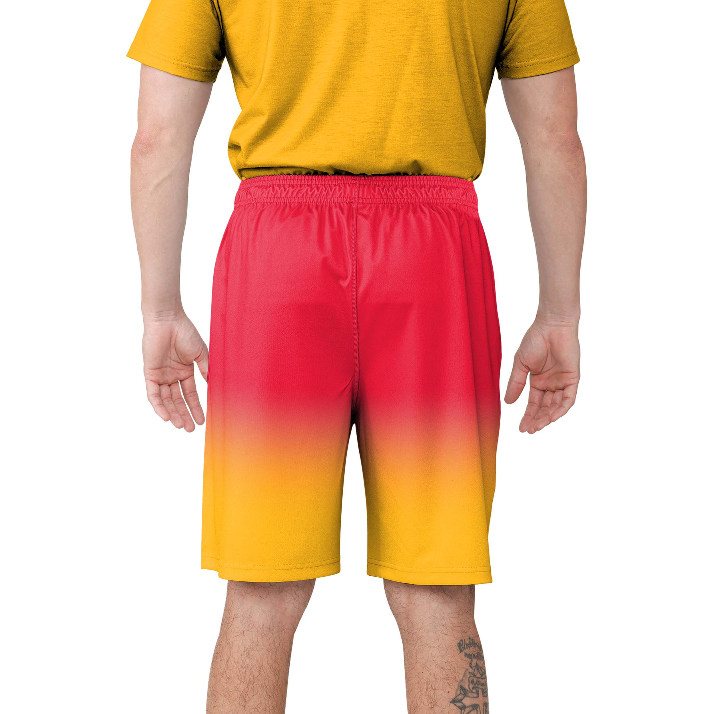 Kansas City Chiefs NFL Mens Game Ready Gradient Training Shorts - Image 3
