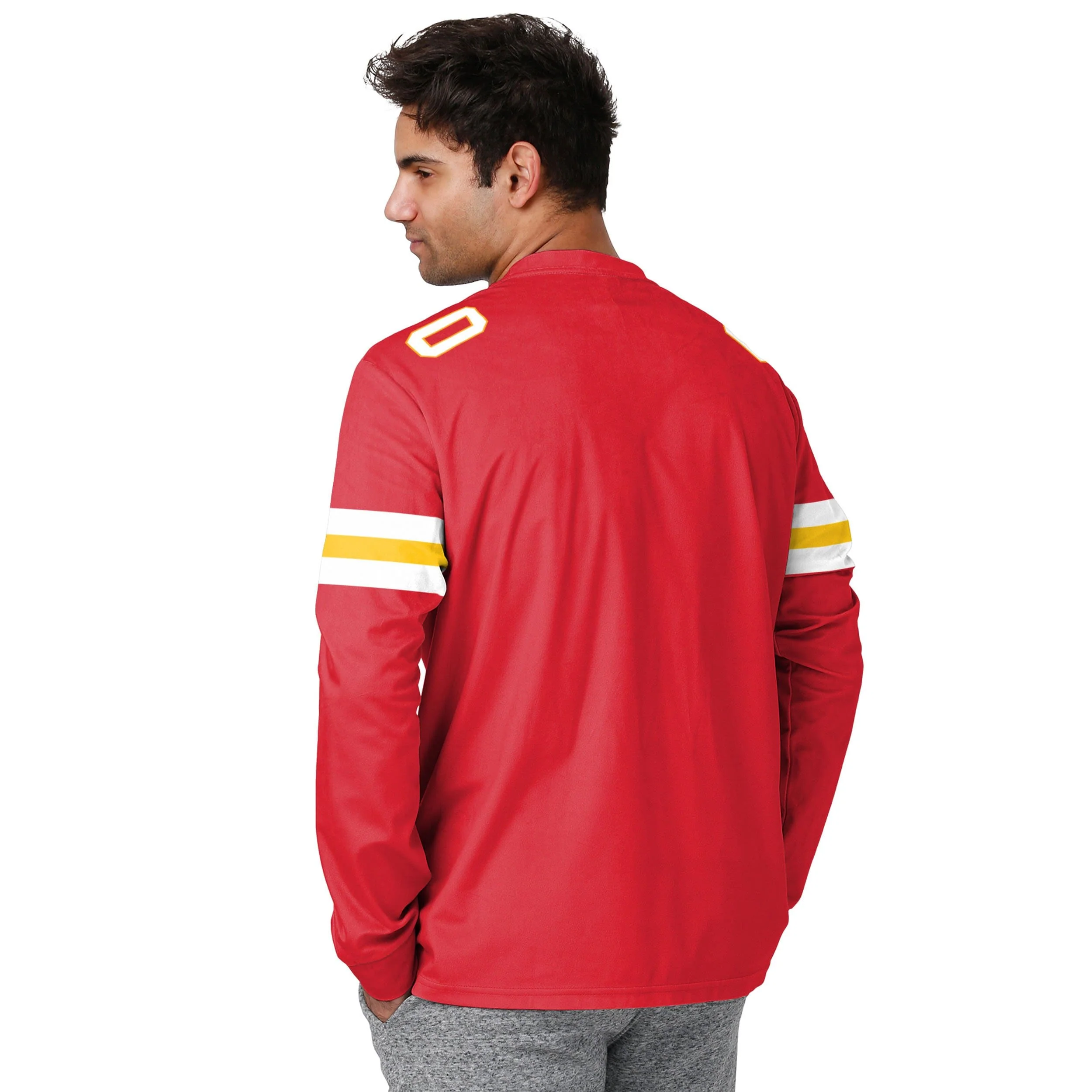 Kansas City Chiefs NFL Mens Gameday Ready Lounge Shirt - Image 2