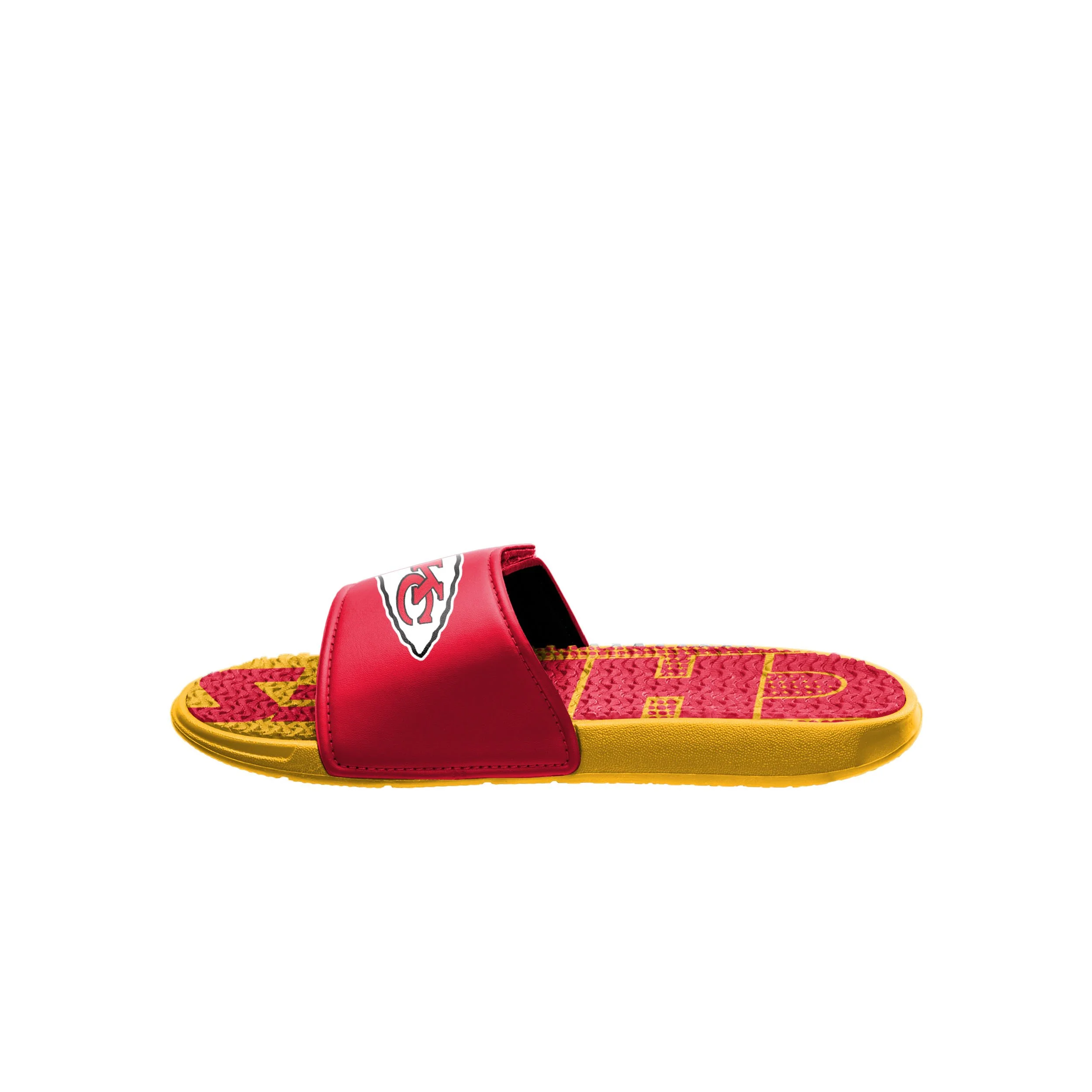 Kansas City Chiefs NFL Mens Gradient Wordmark Gel Slide - Image 4