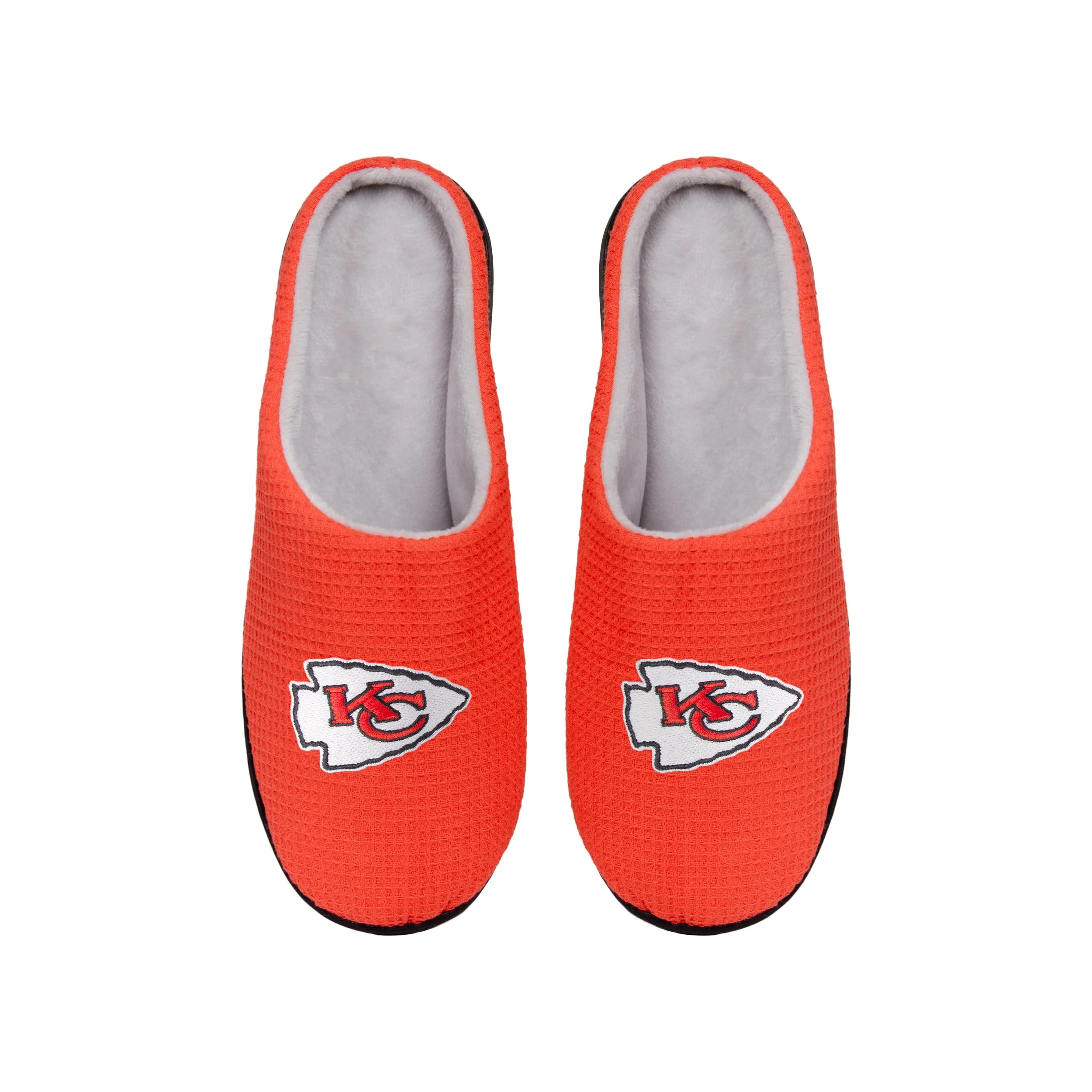 Kansas City Chiefs NFL Mens Memory Foam Slide Slippers - Image 2