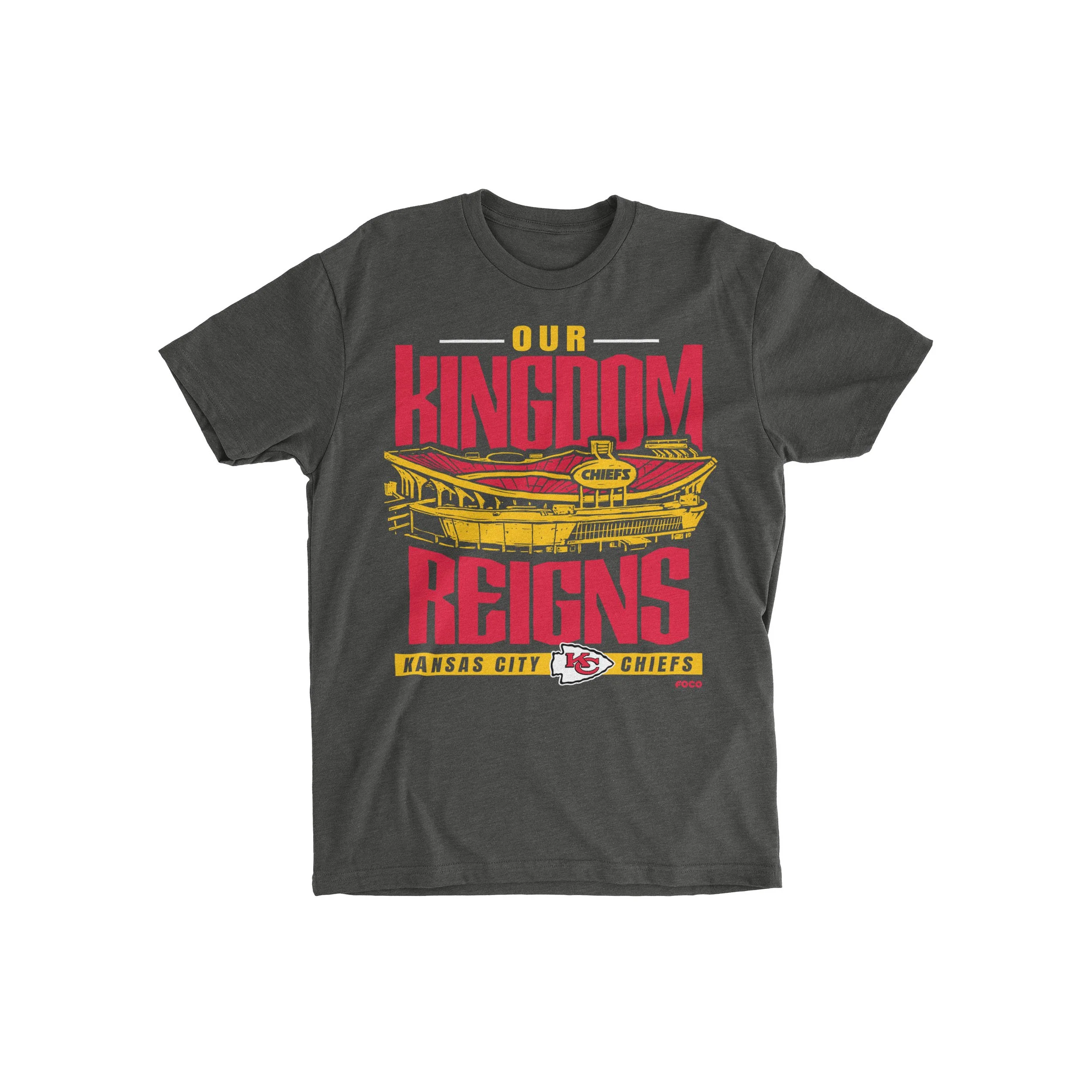 Kansas City Chiefs NFL Mens Our Kingdom Reigns T-Shirt - Image 2