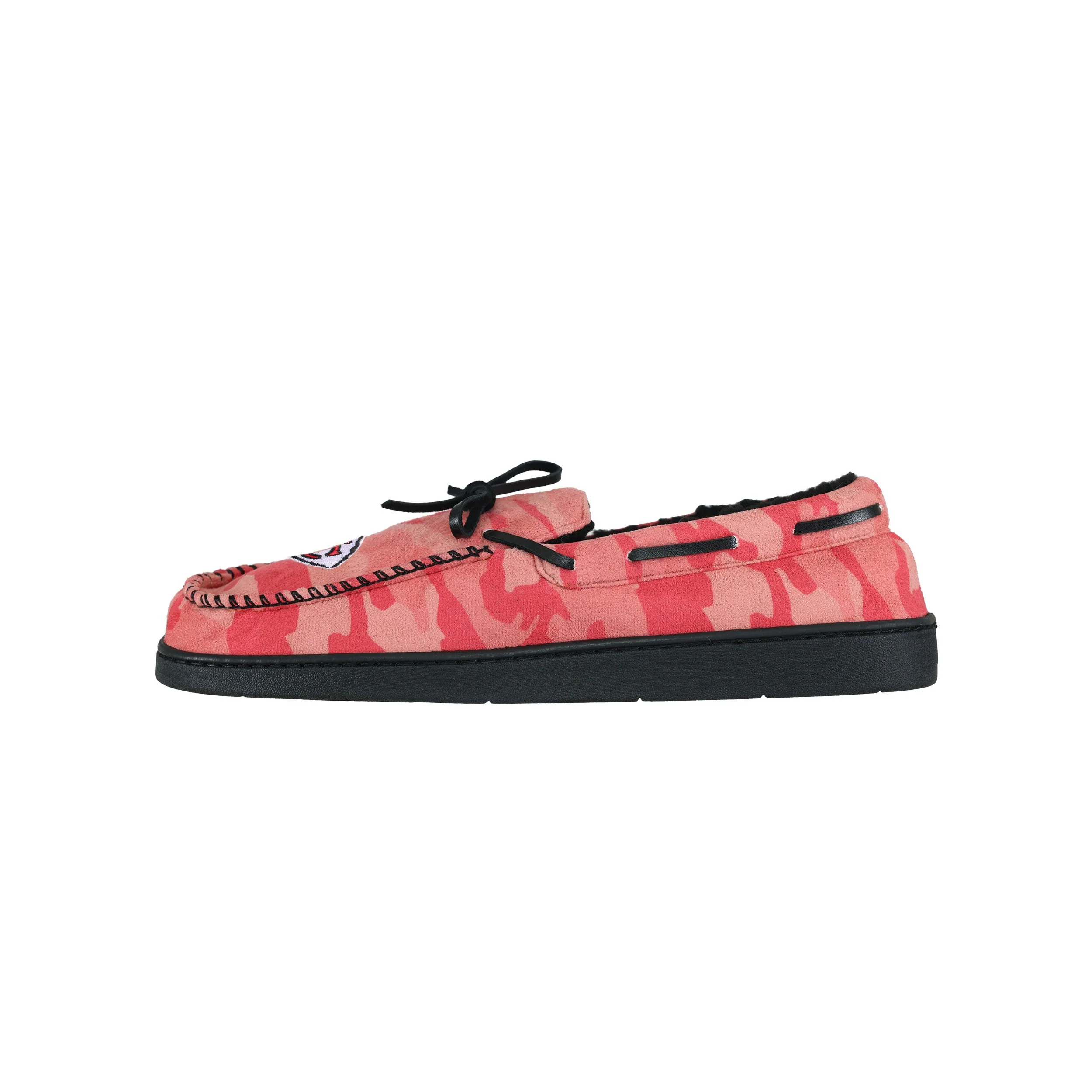 Kansas City Chiefs NFL Mens Printed Camo Moccasin Slippers - Image 2