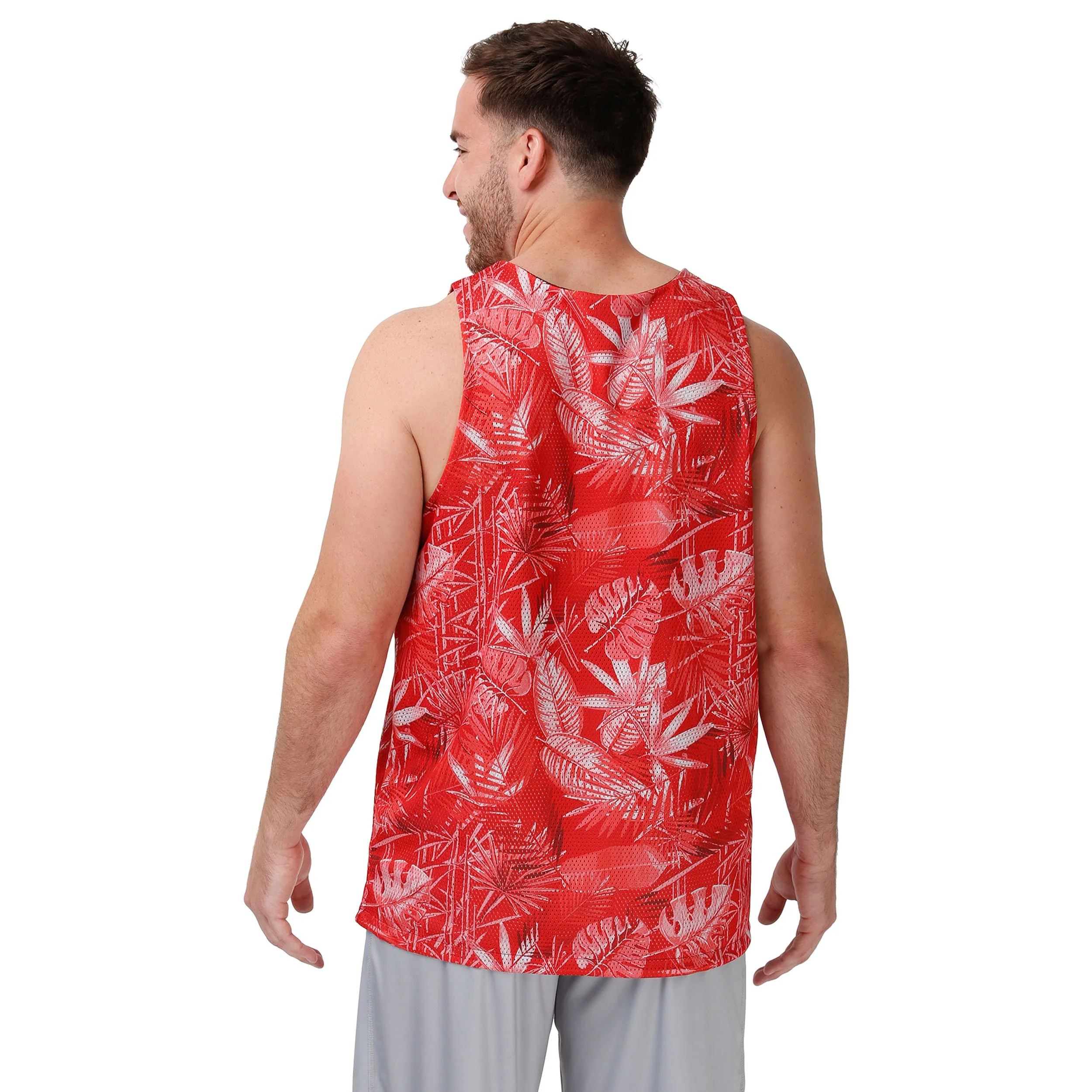 Kansas City Chiefs NFL Mens Reversible Floral Change-Up Sleeveless Top - Image 4
