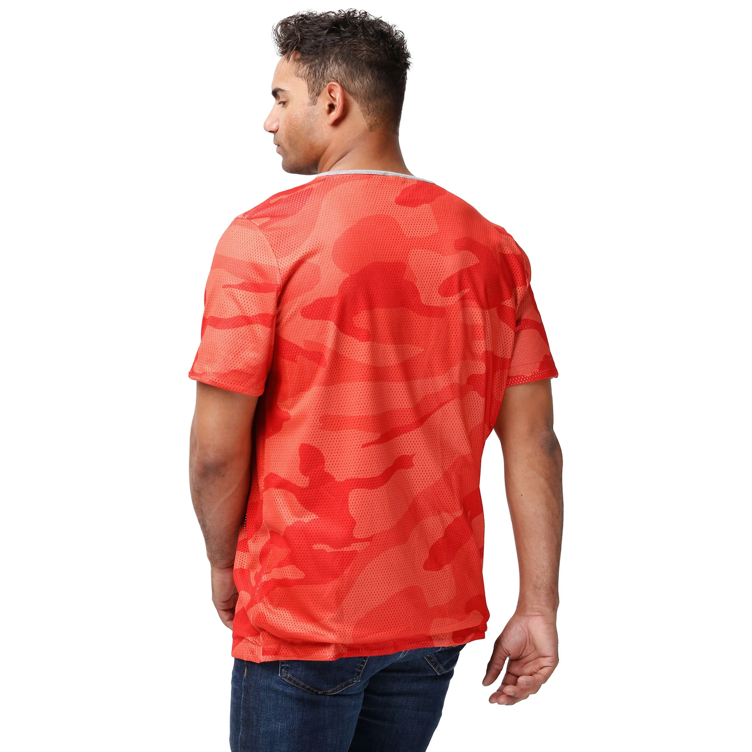 Kansas City Chiefs NFL Mens Reversible Mesh Matchup T-Shirt - Image 4