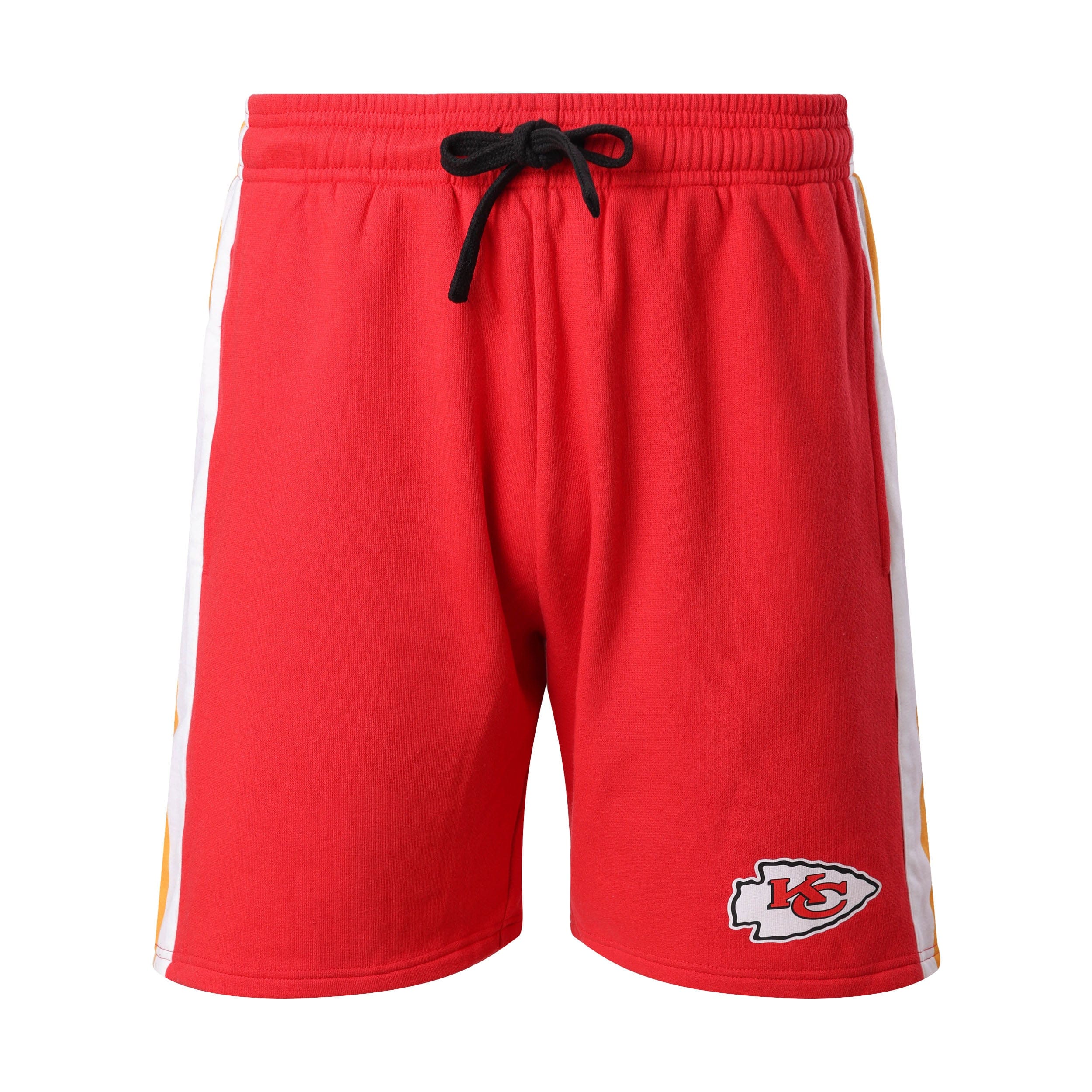 Kansas City Chiefs NFL Mens Side Stripe Fleece Shorts - Image 4