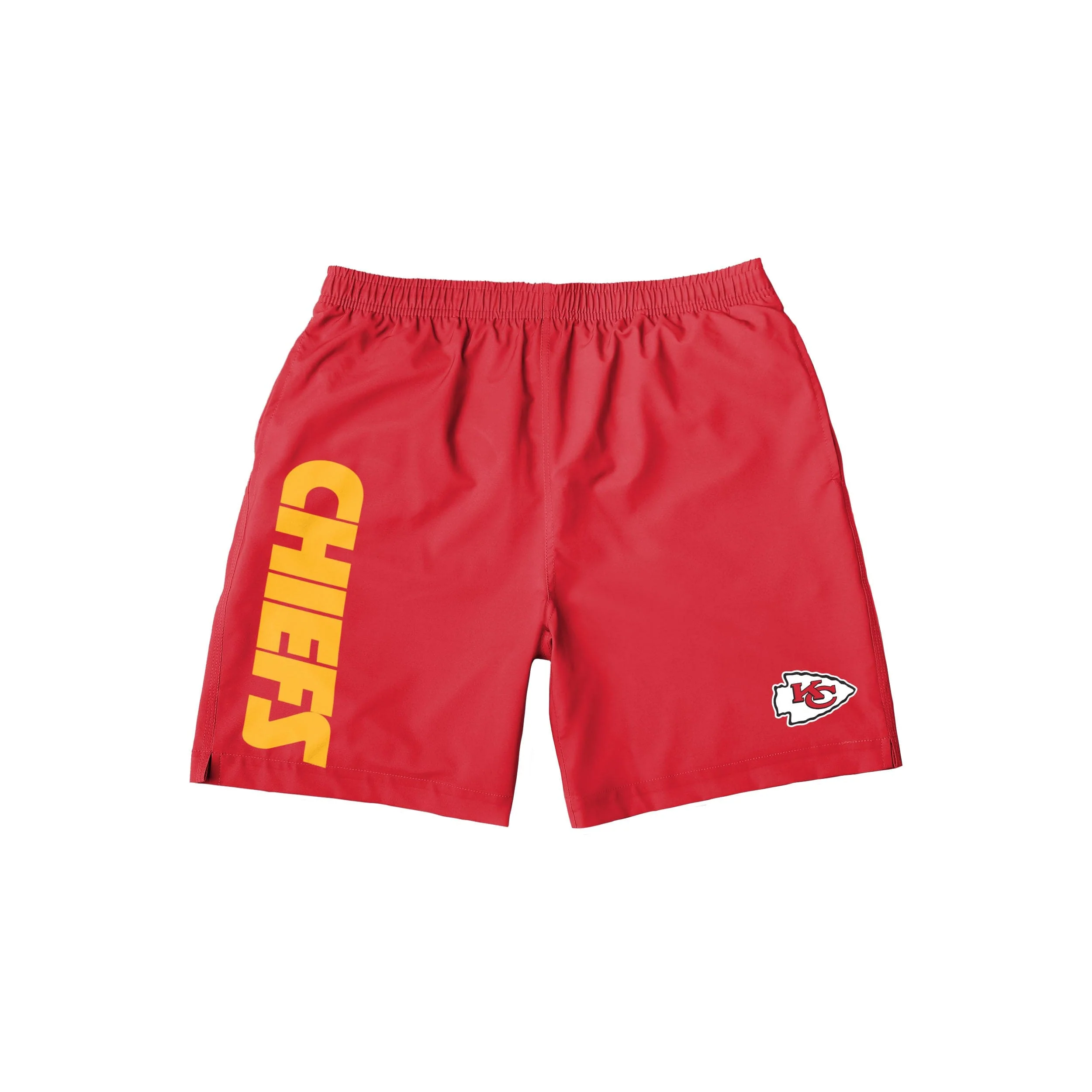 Kansas City Chiefs NFL Mens Solid Wordmark Traditional Swimming Trunks - Image 4