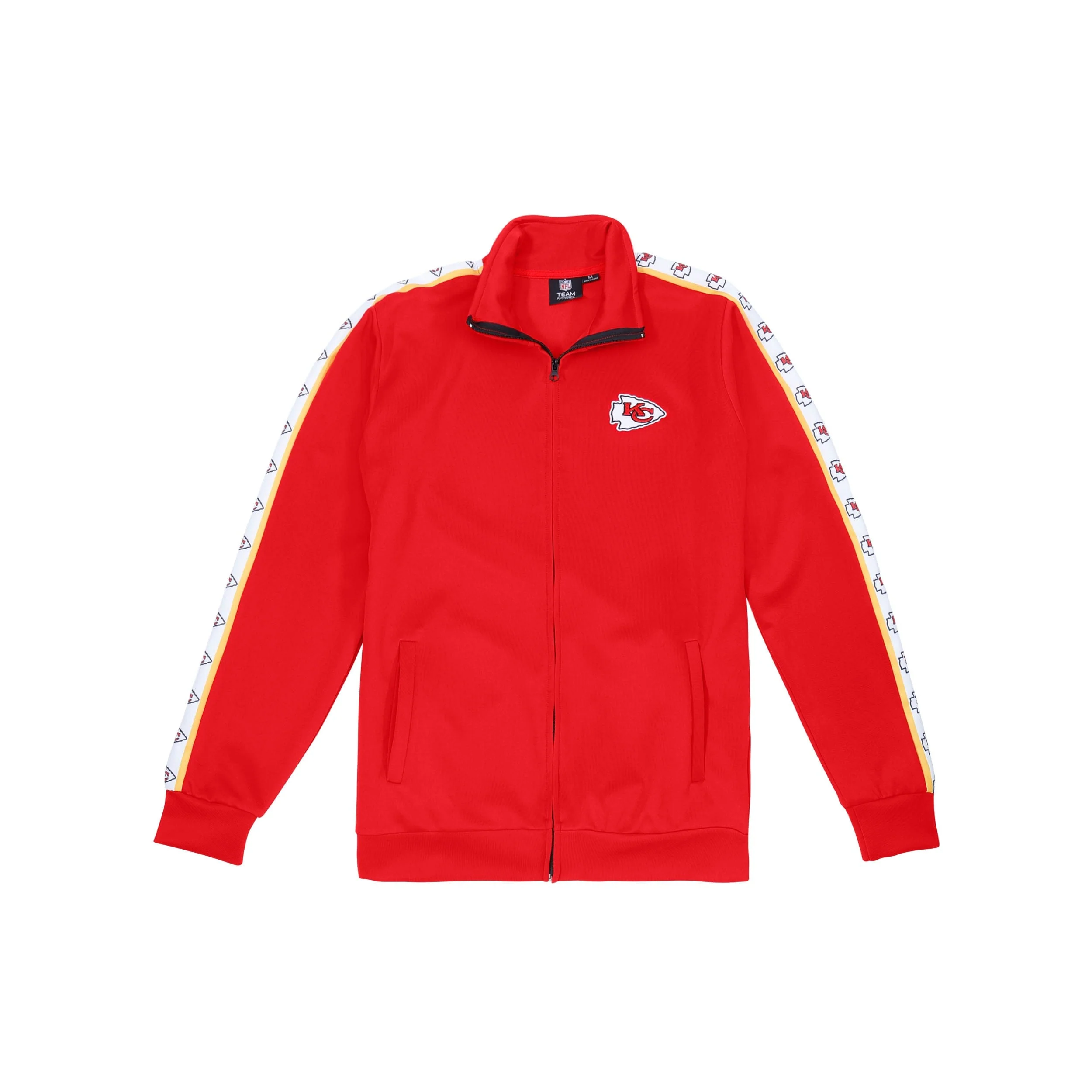 Kansas City Chiefs NFL Mens Stripe Logo Track Jacket - Image 6