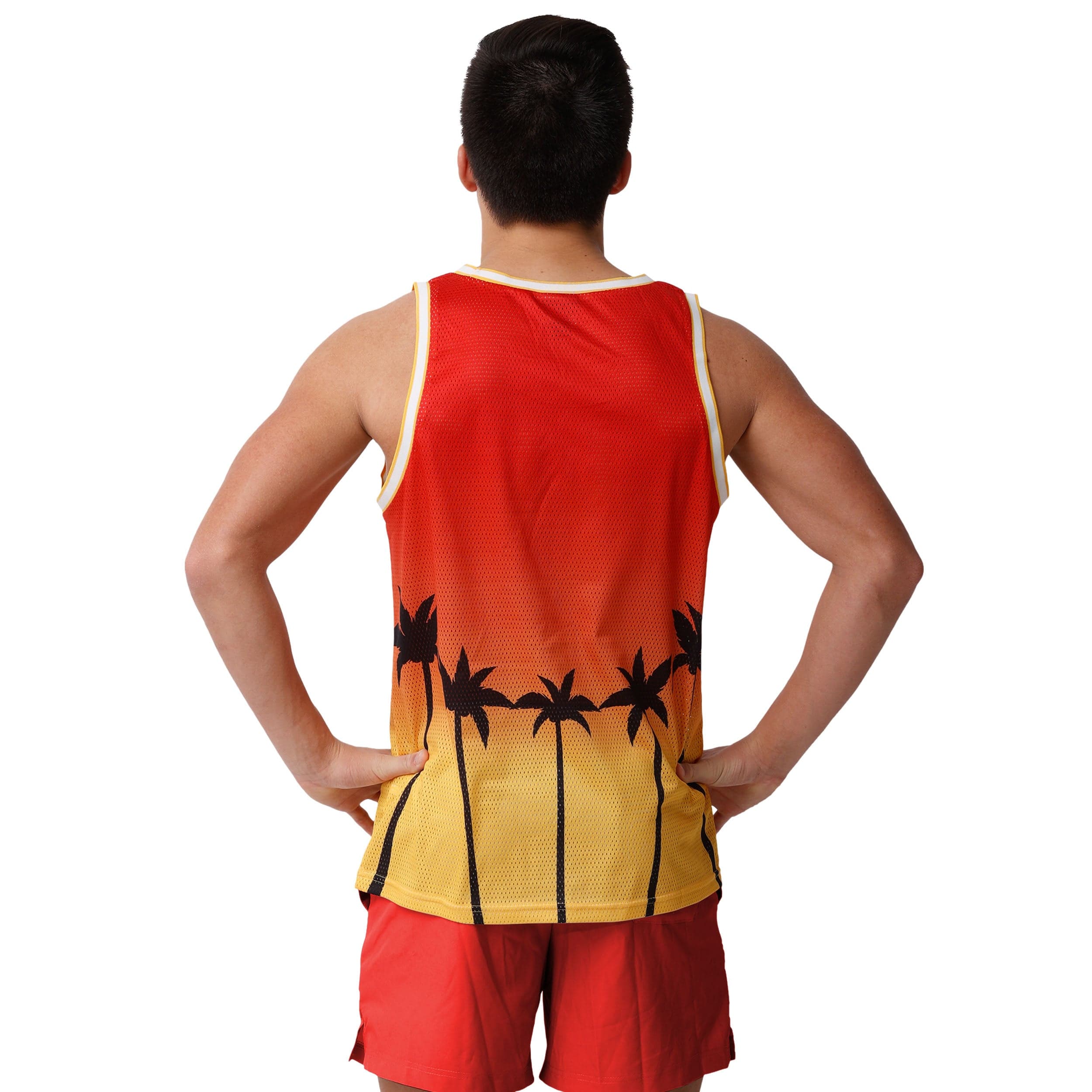 Kansas City Chiefs NFL Mens Sunset Sleeveless Top - Image 2