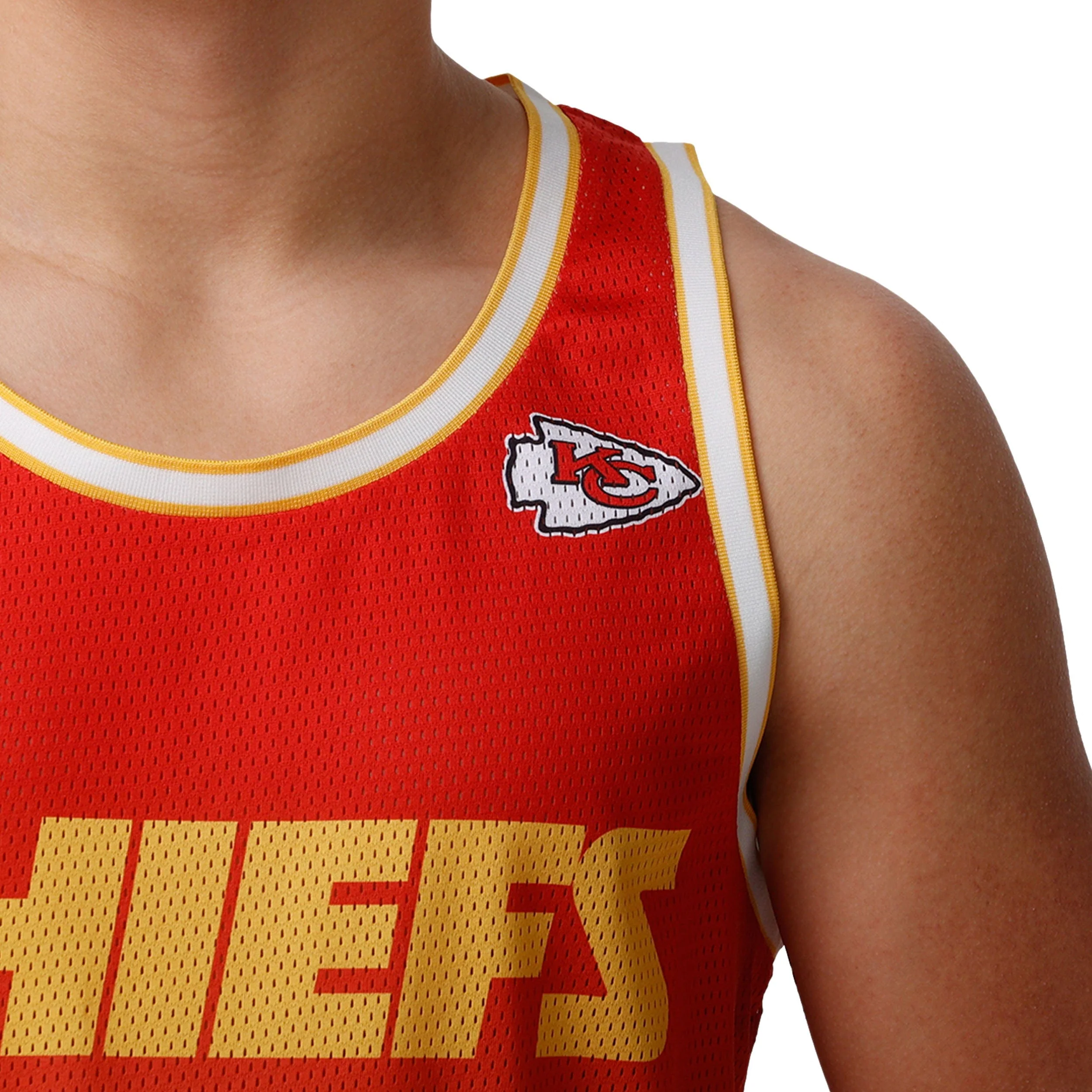 Kansas City Chiefs NFL Mens Sunset Sleeveless Top - Image 3