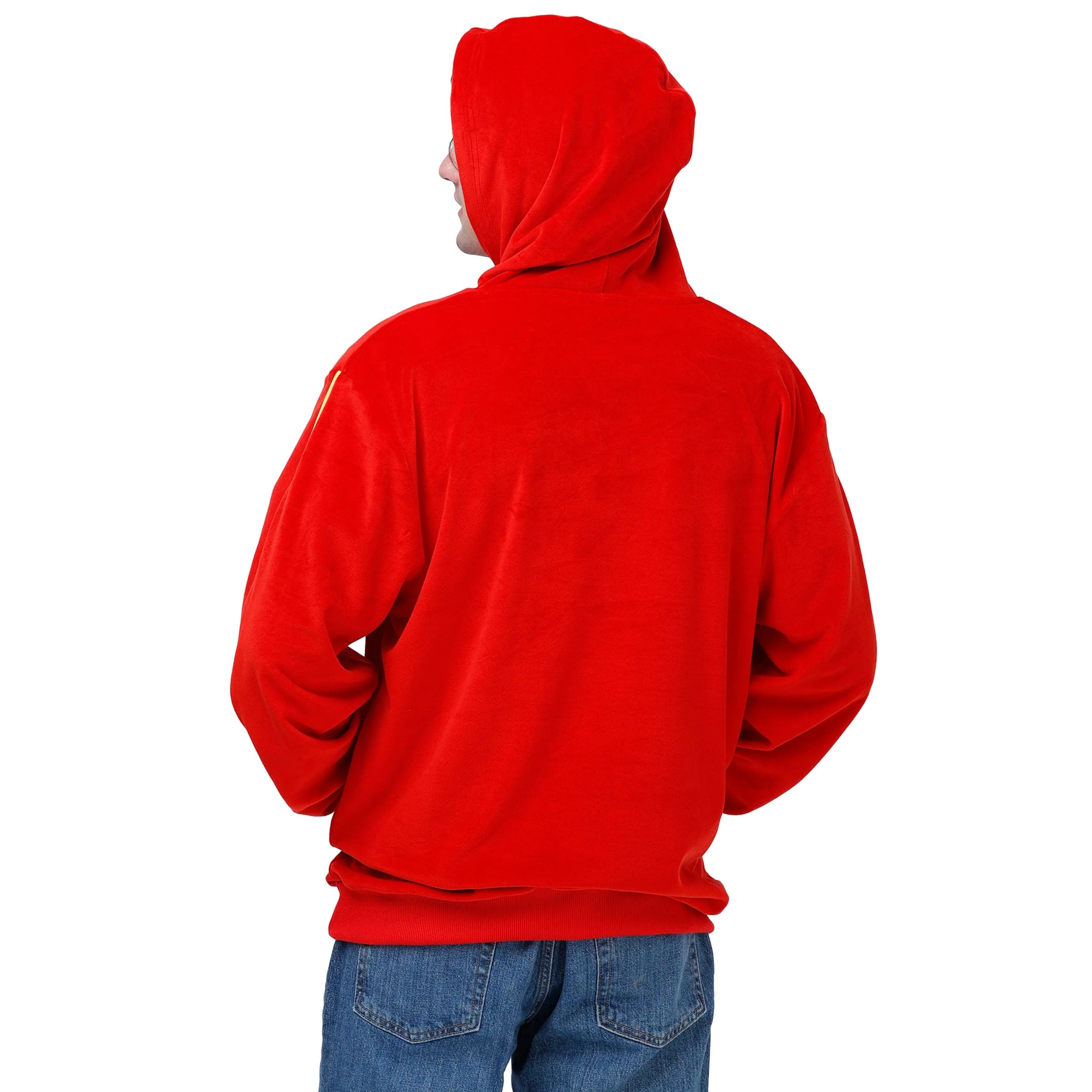 Kansas City Chiefs NFL Mens Velour Hooded Sweatshirt - Image 2