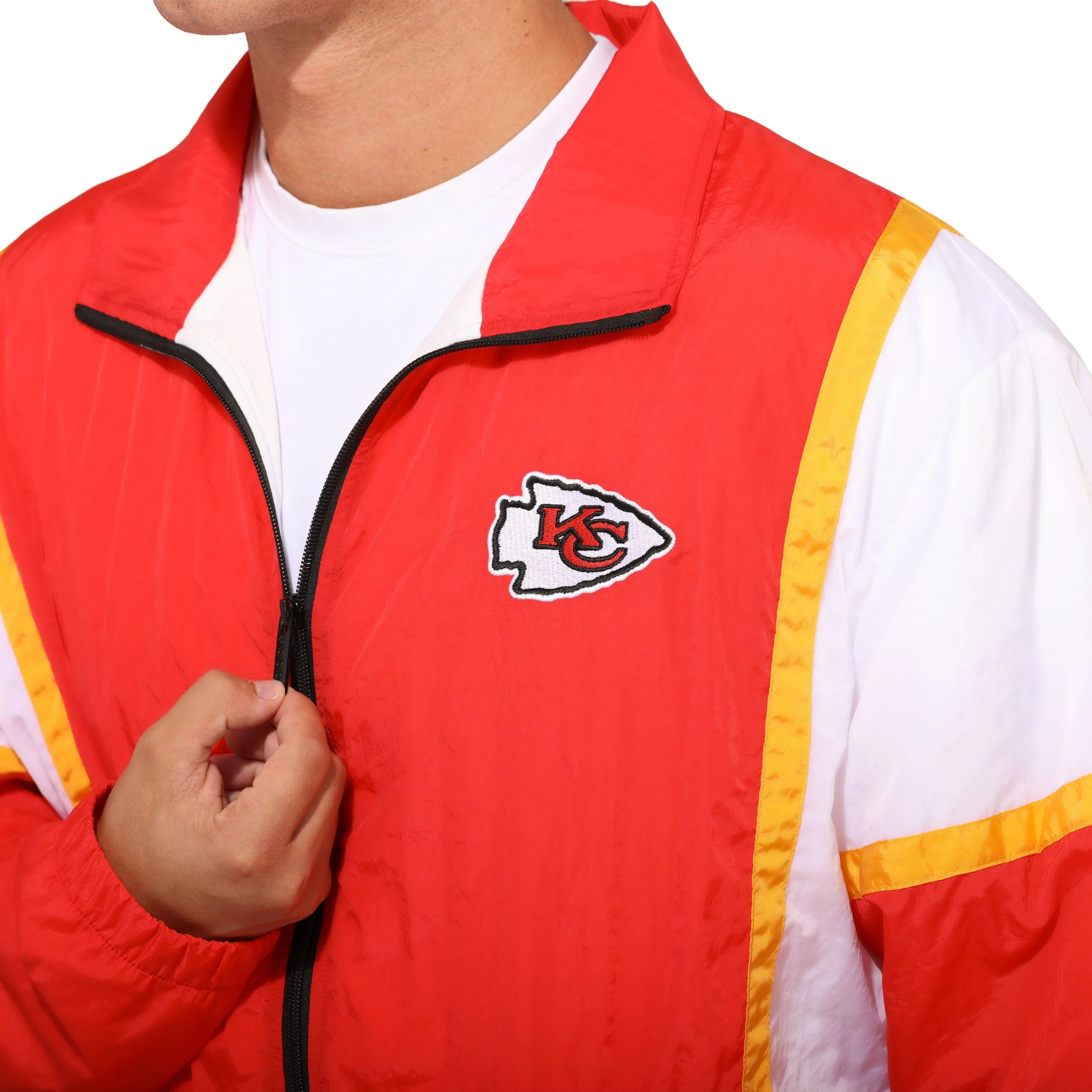 Kansas City Chiefs NFL Nylon Crinkle Gameday Jacket - Image 3