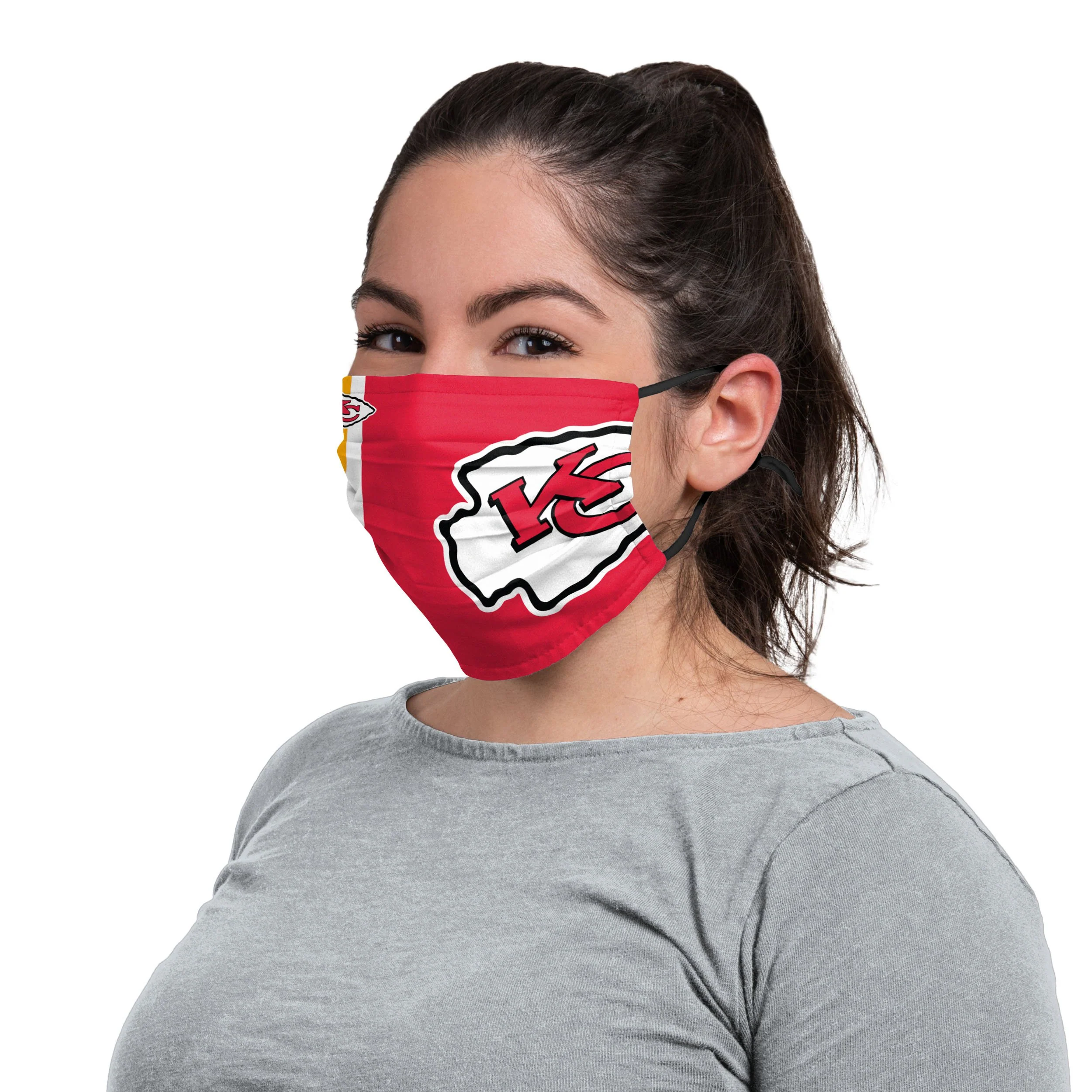 Kansas City Chiefs NFL On-Field Sideline Logo Face Cover - Image 3