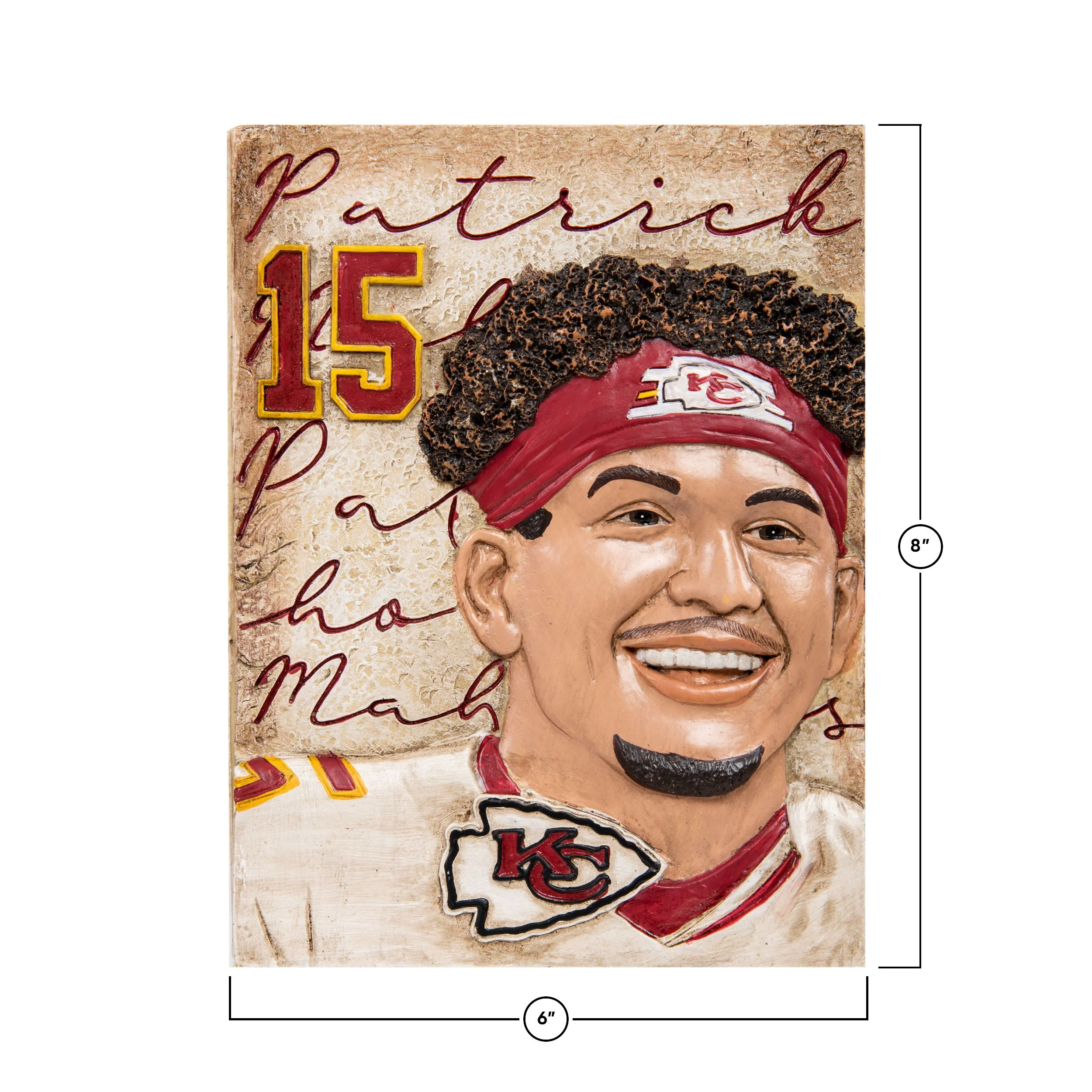 Kansas City Chiefs NFL Patrick Mahomes Player Wall Plaque - Image 3