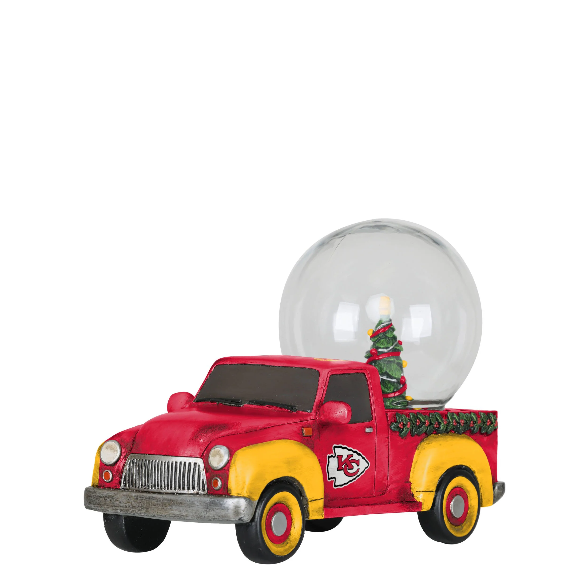 Kansas City Chiefs NFL Pickup Truck Snow Globe - Image 2