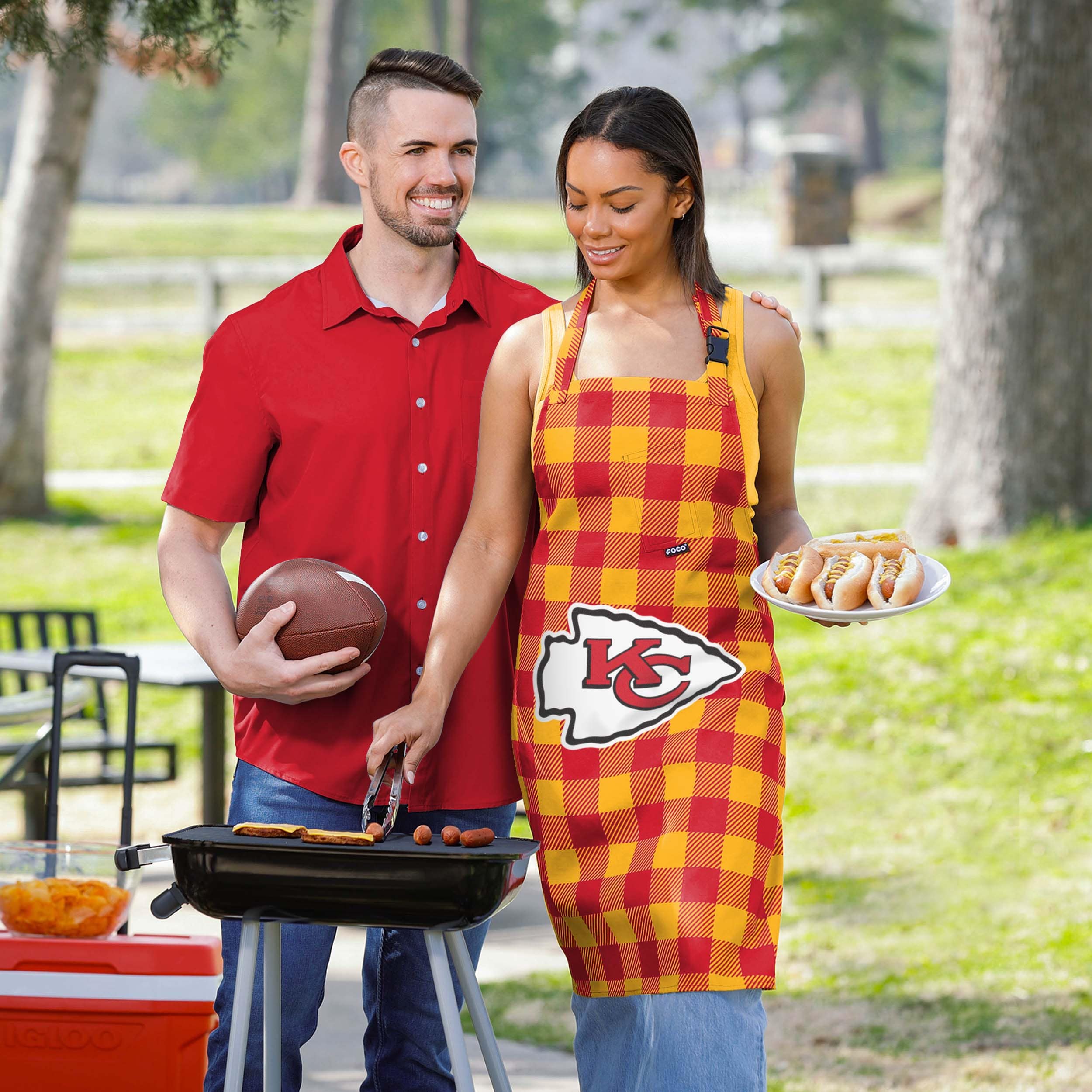 Kansas City Chiefs NFL Plaid Apron - Image 5