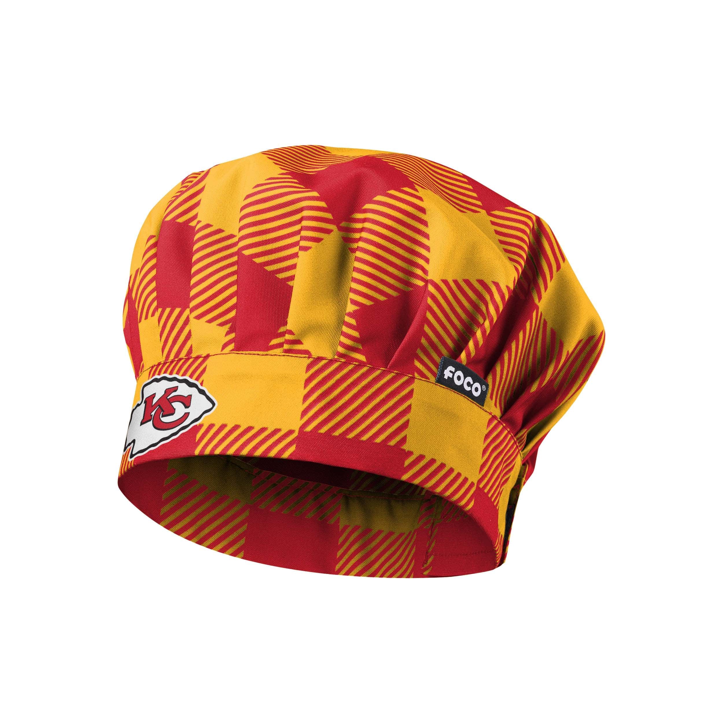 Kansas City Chiefs NFL Plaid Chef Hat