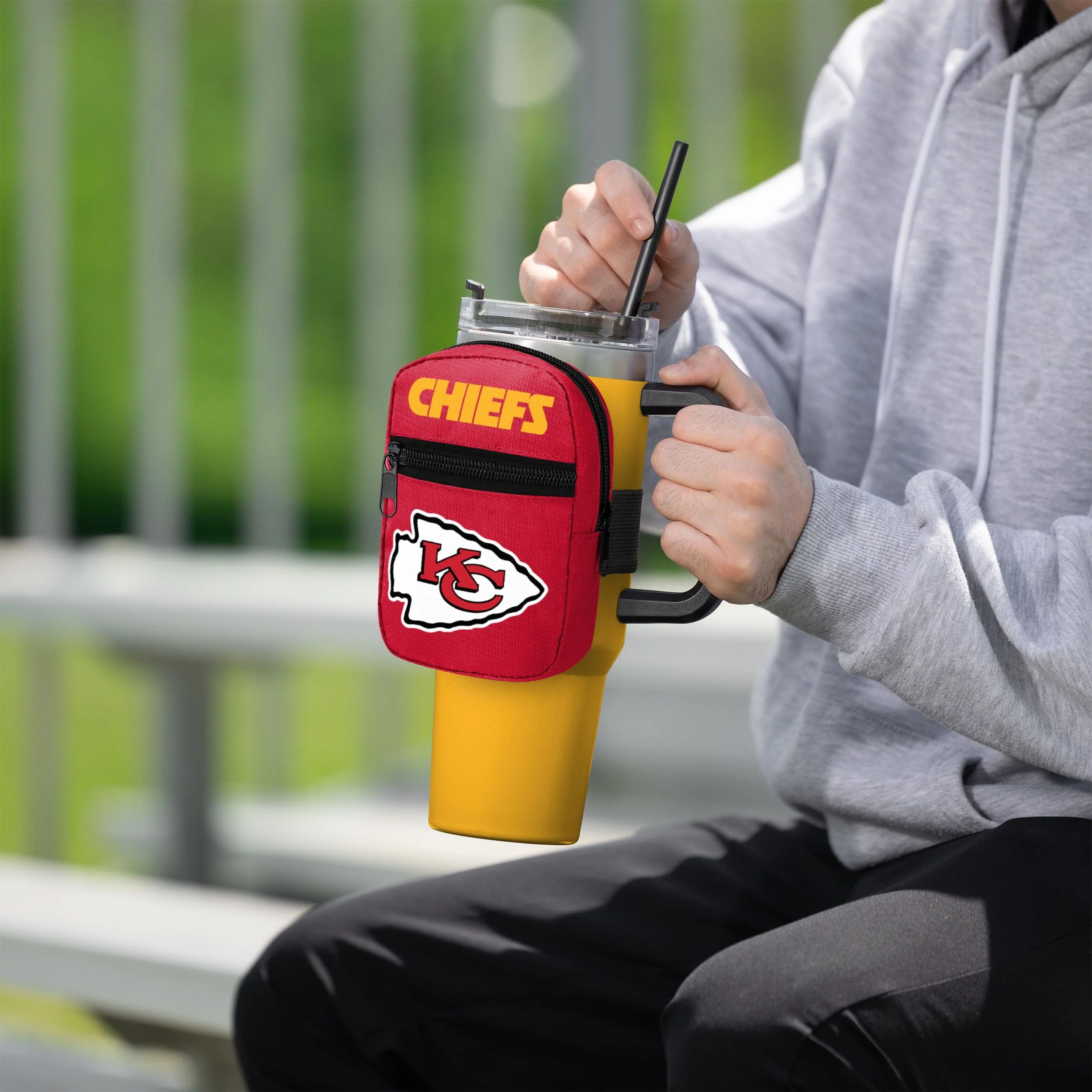 Kansas City Chiefs NFL Primary Logo Tumbler Fanny Pack - Image 4