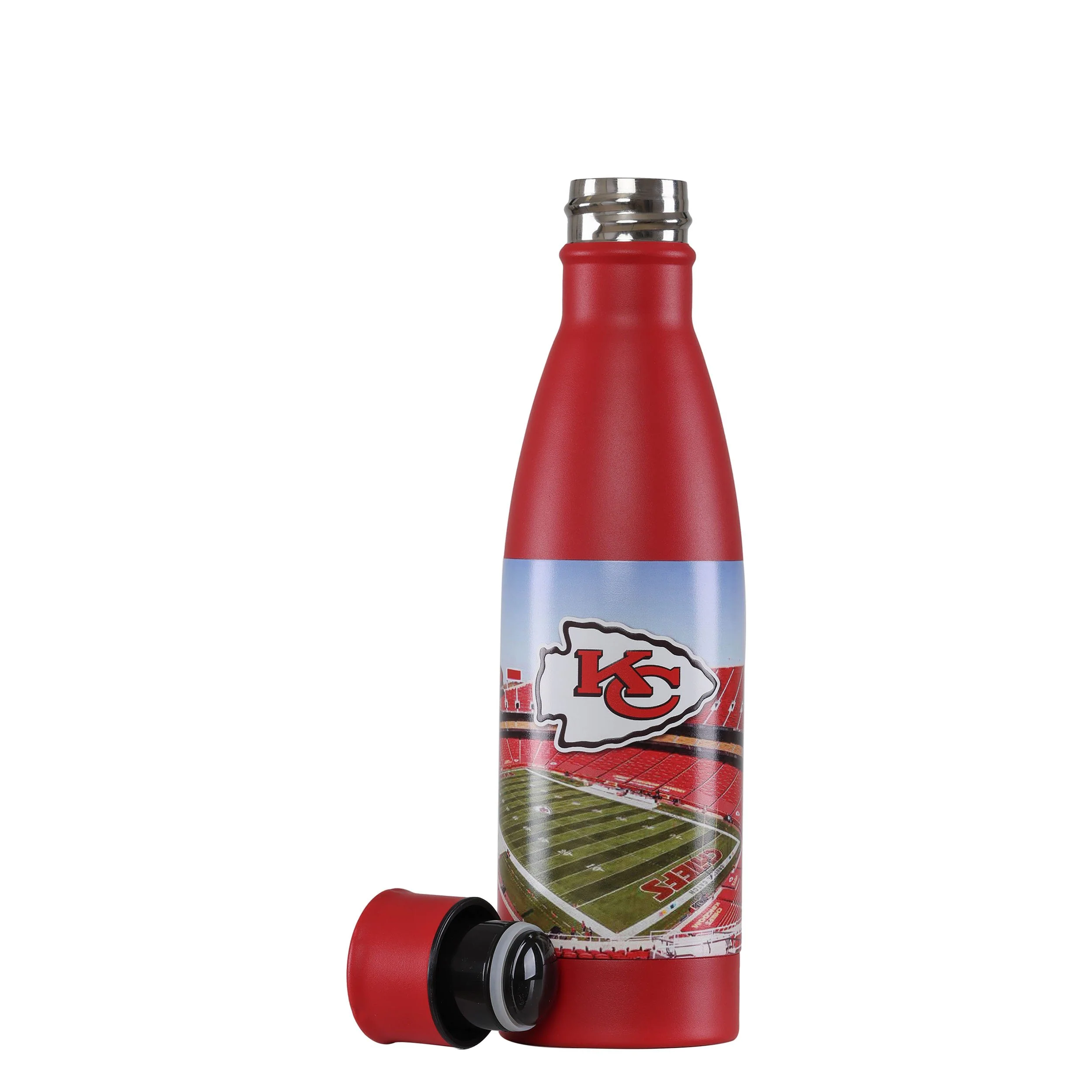 Kansas City Chiefs NFL Primetime Metal 18 oz Bottle - Image 3