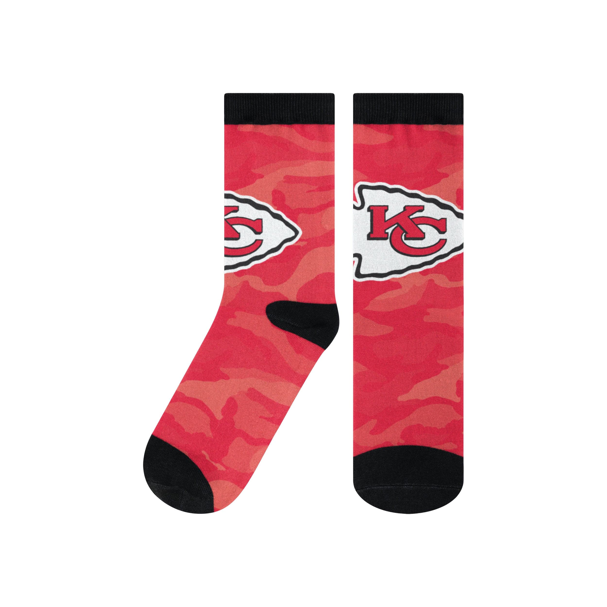 Kansas City Chiefs NFL Printed Camo Socks - Image 2
