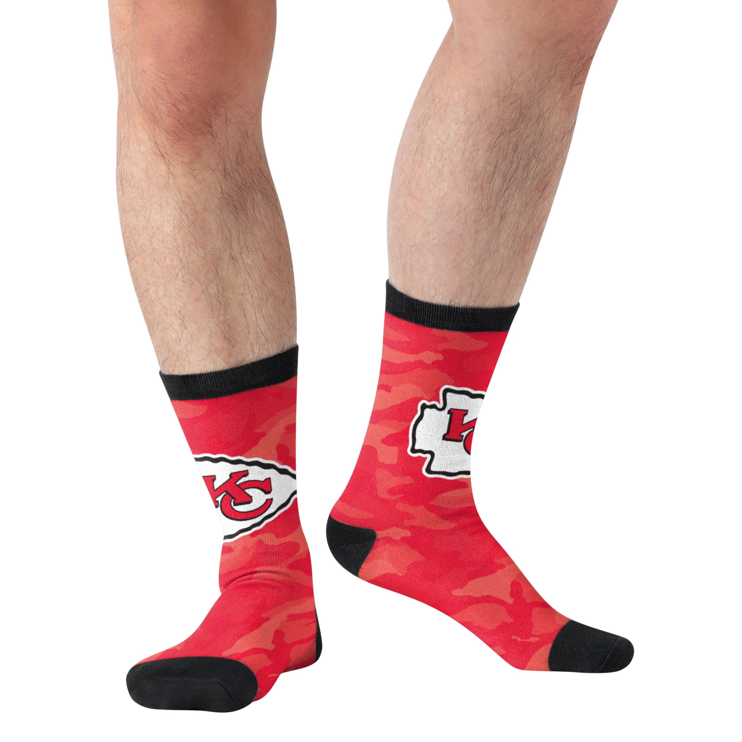 Kansas City Chiefs NFL Printed Camo Socks - Image 3