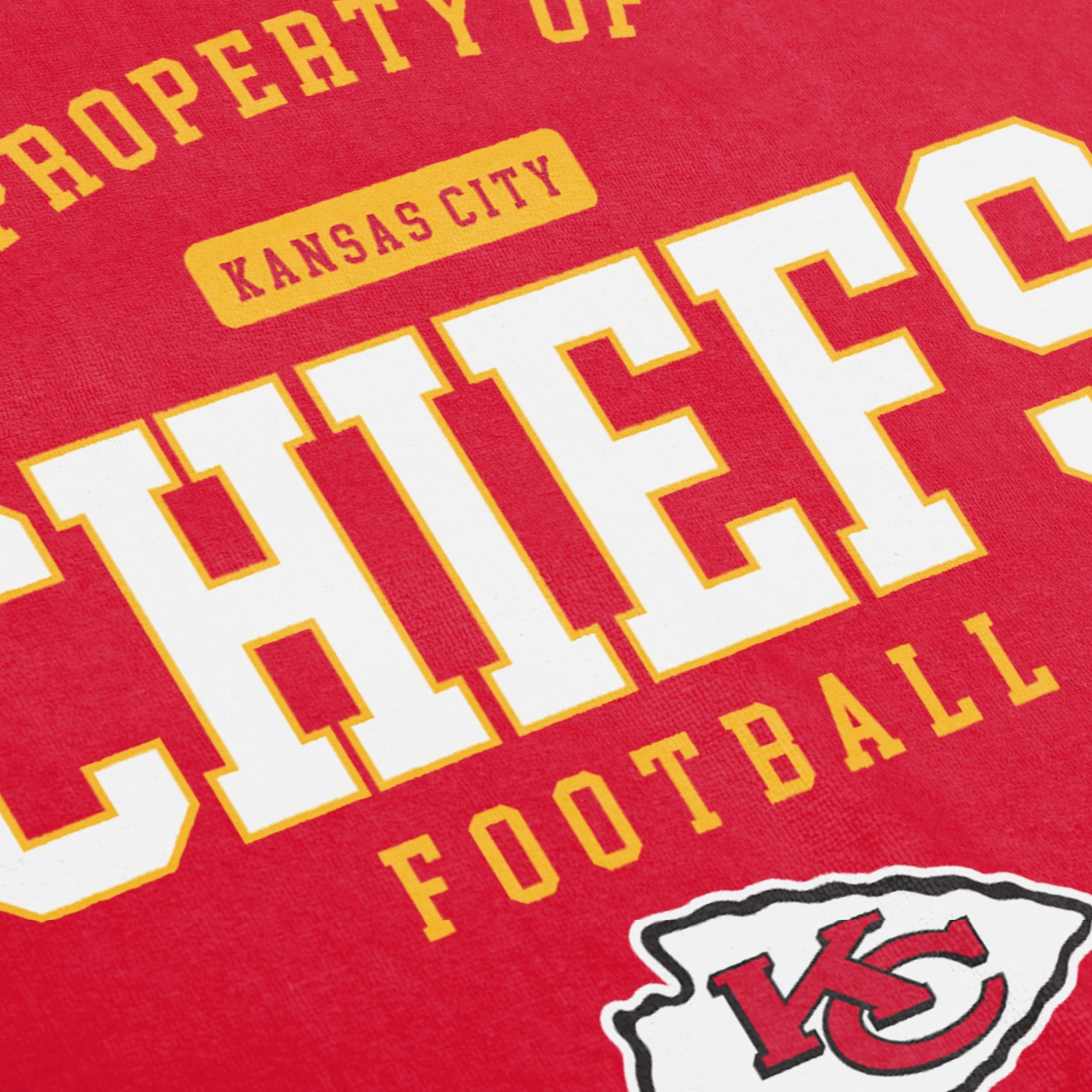 Kansas City Chiefs NFL Property Of Beach Towel - Image 2
