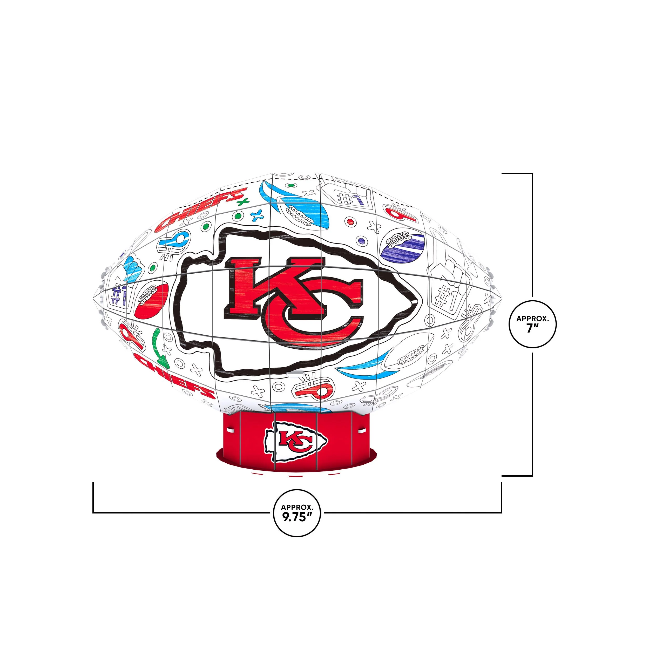 Kansas City Chiefs NFL PZLZ Craft Kit - Image 4