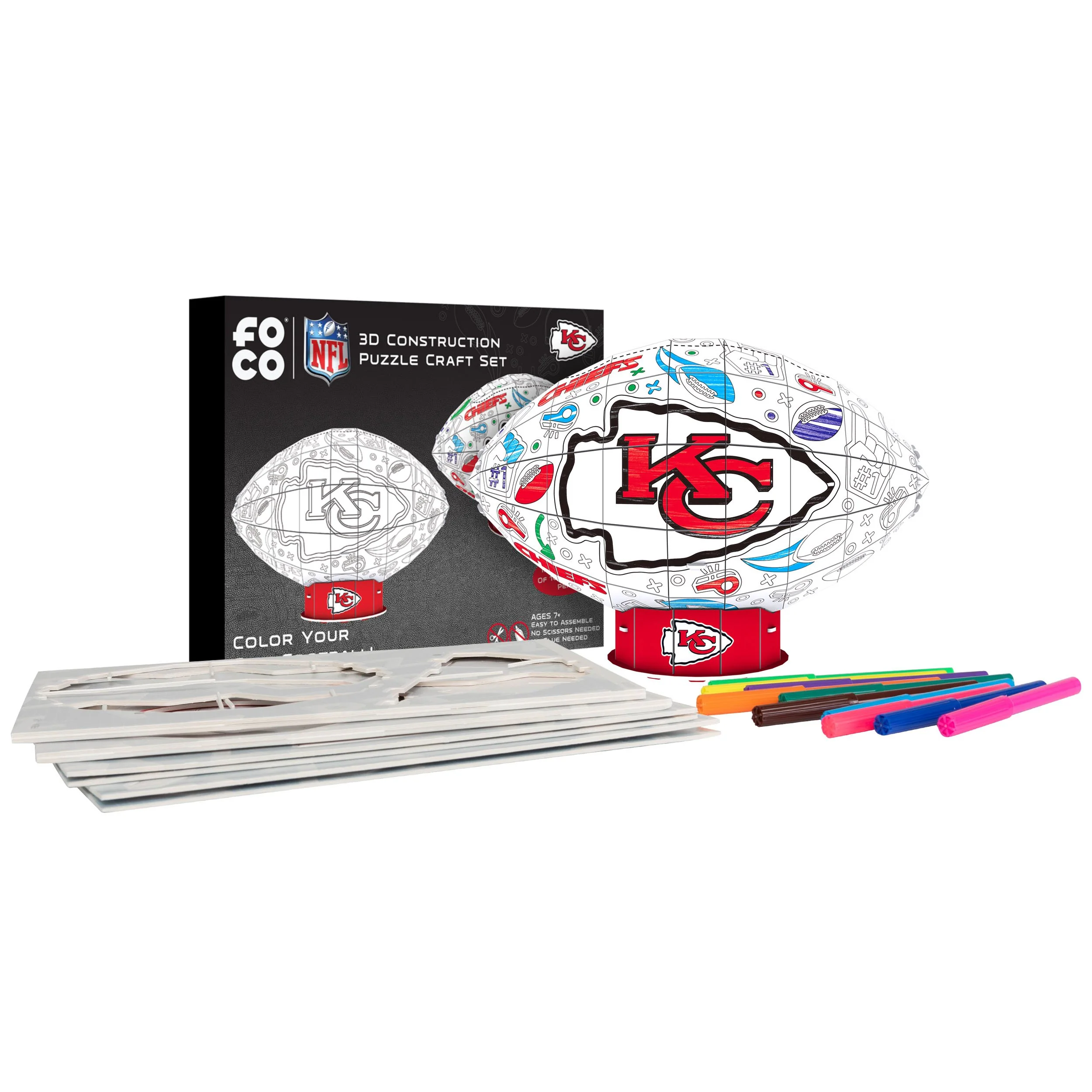 Kansas City Chiefs NFL PZLZ Craft Kit - Image 5