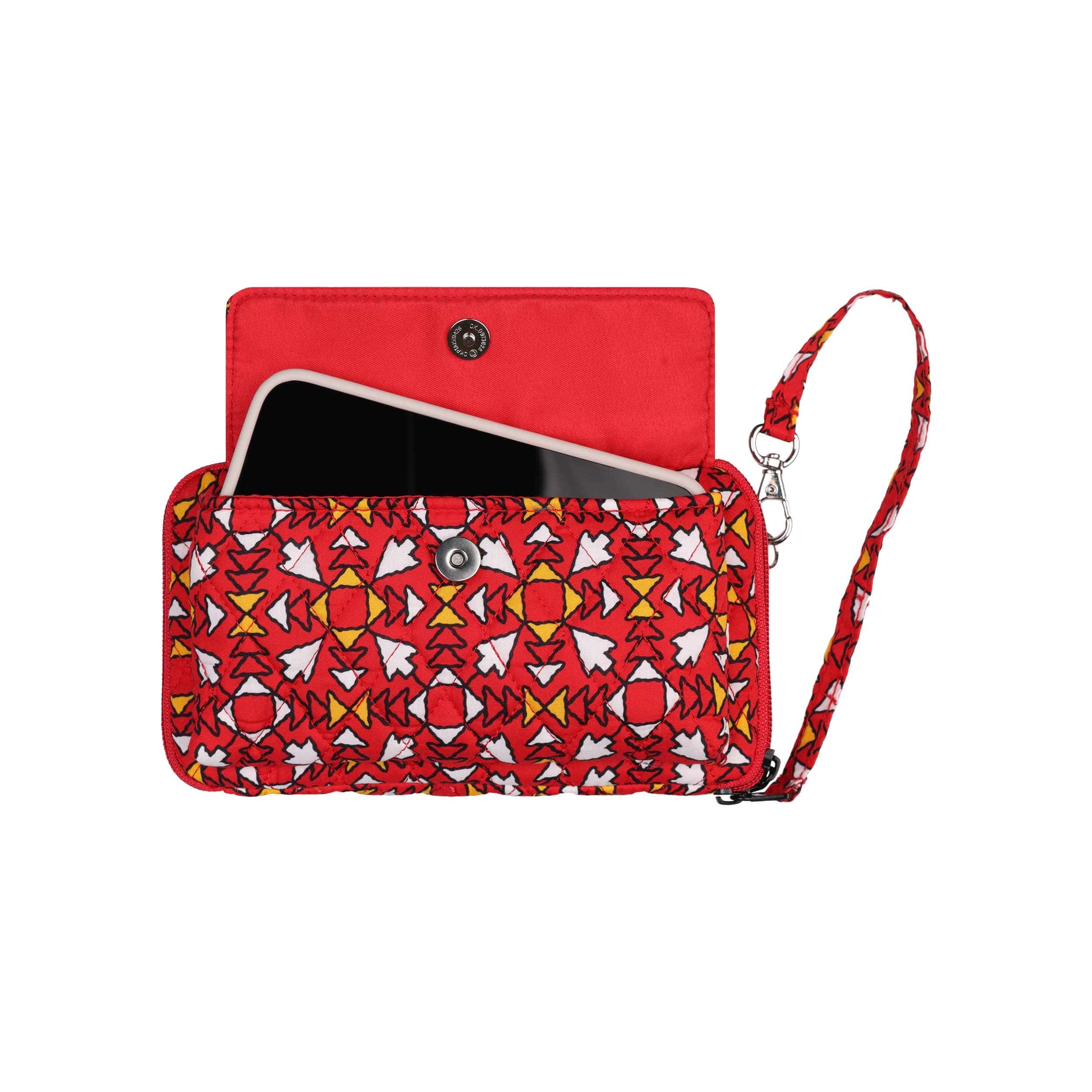 Kansas City Chiefs NFL Quilted Printed Wristlet - Image 4