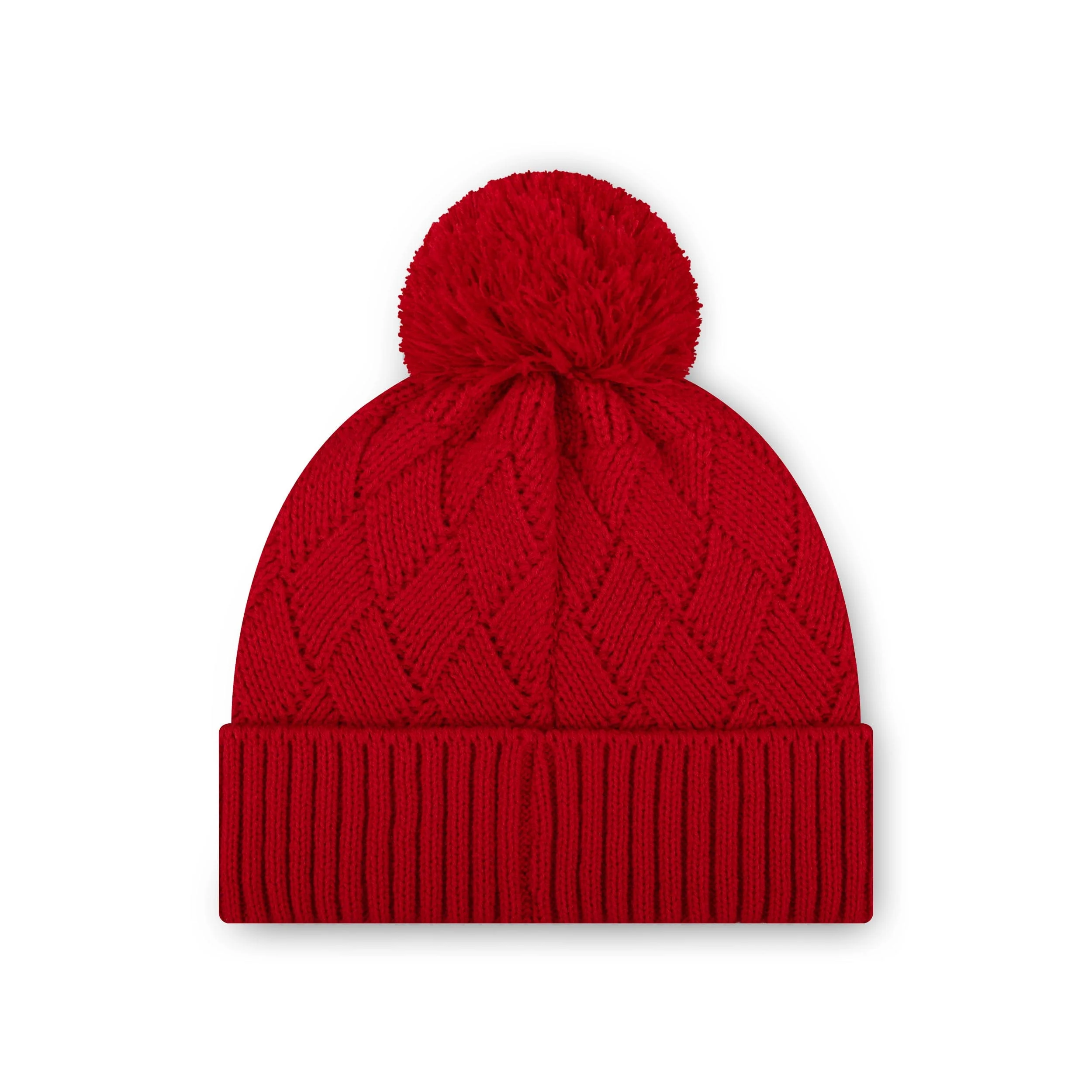 Kansas City Chiefs NFL Rhinestone Primary Logo Criss Cross Beanie - Image 2