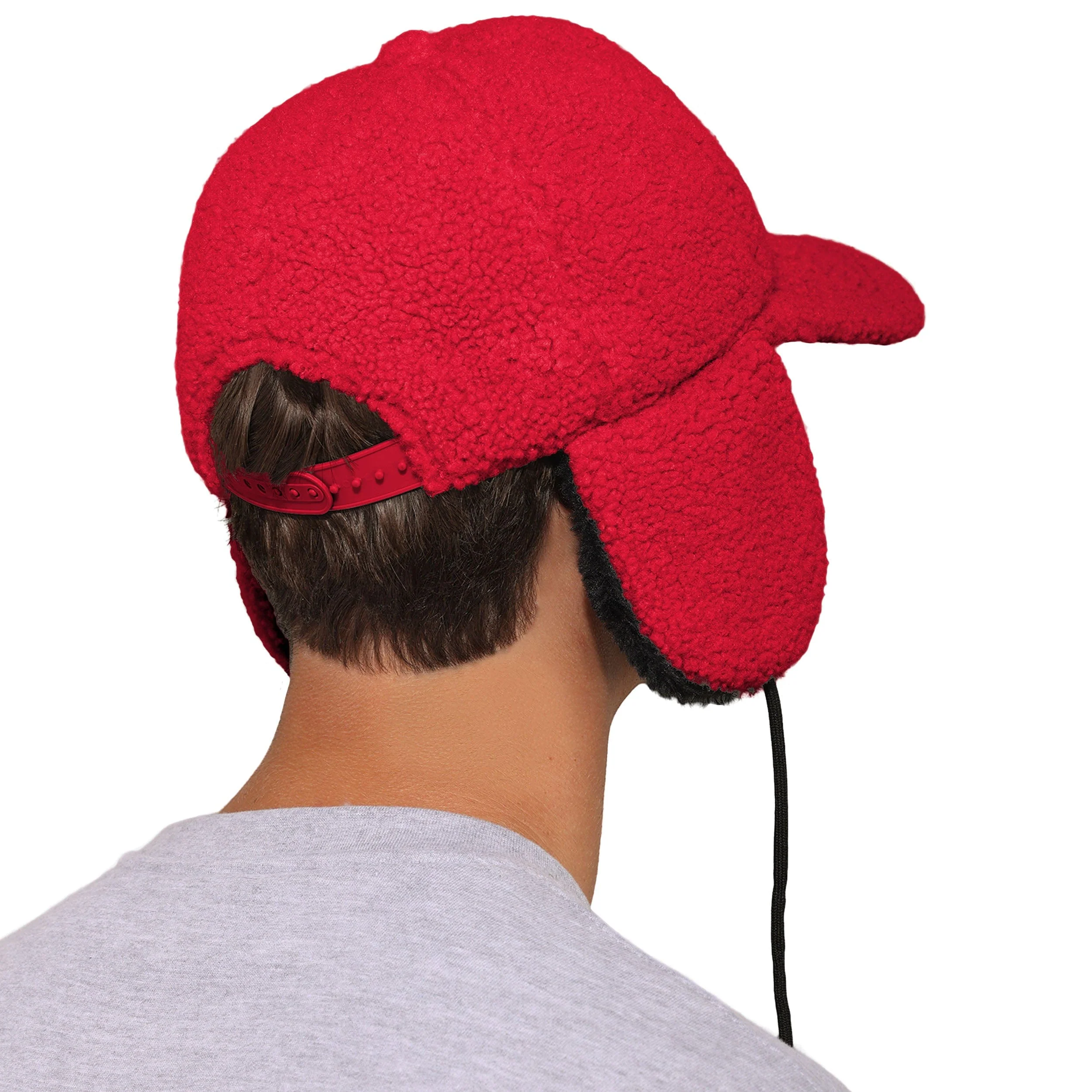 Kansas City Chiefs NFL Sherpa Trapper Cap - Image 4