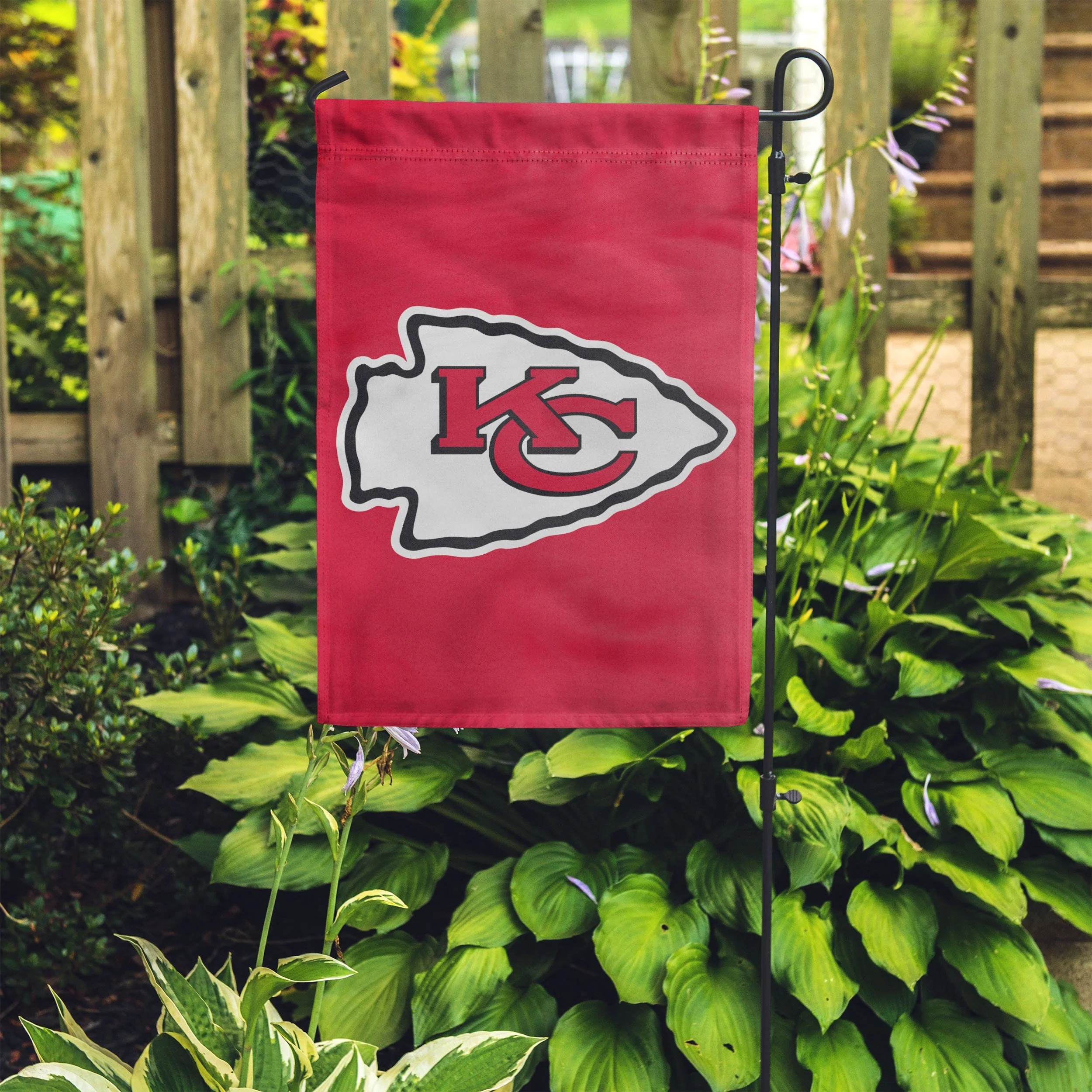Kansas City Chiefs NFL Solid Garden Flag - Image 4