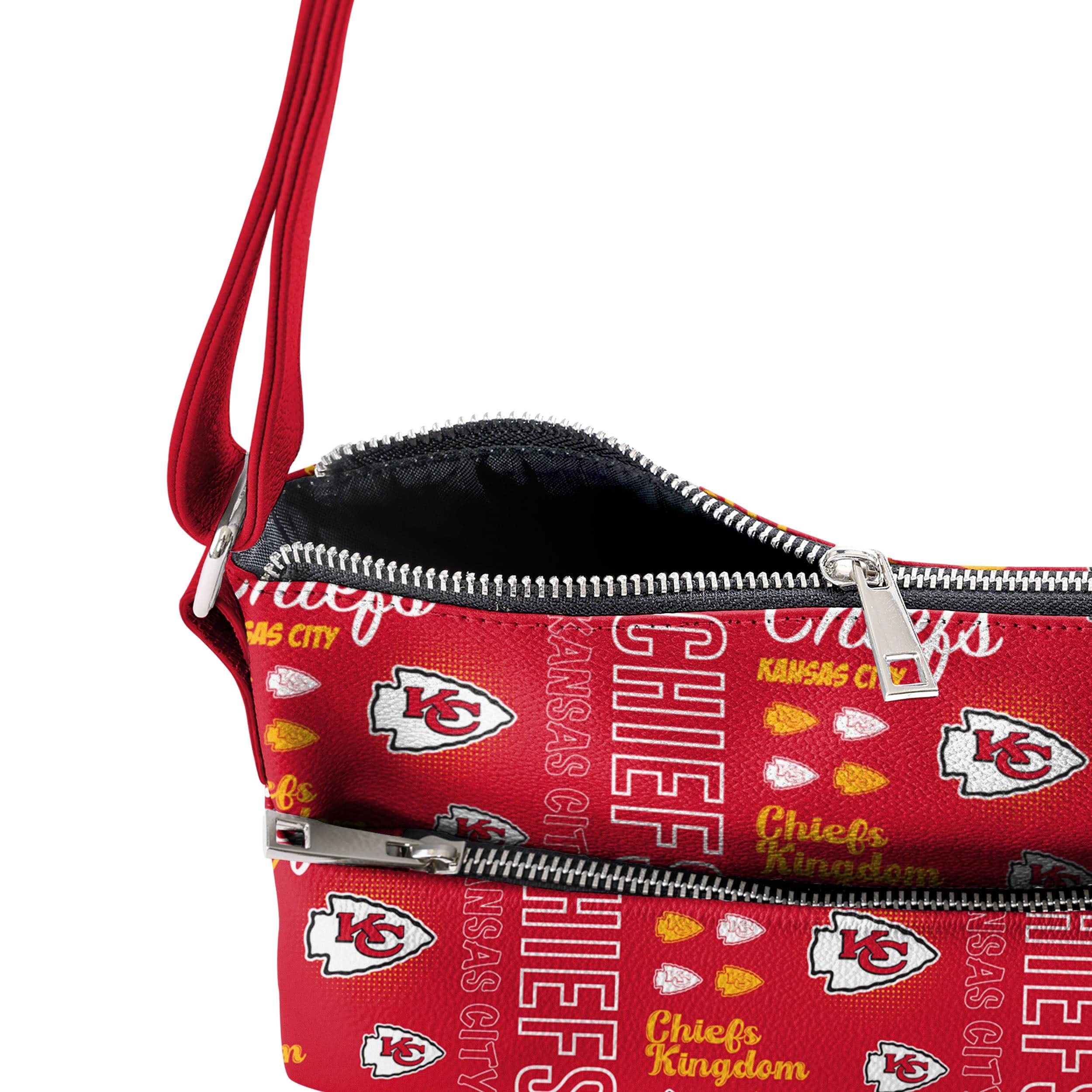 Kansas City Chiefs NFL Spirited Style Printed Collection Foldover Tote Bag - Image 4